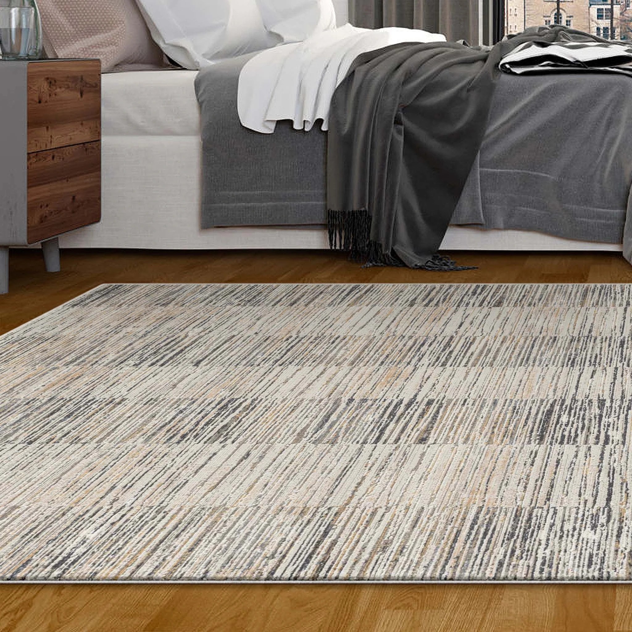 2 La Grace Home Camila Premium Rug - 120x165cm - Gray, 2 of 10