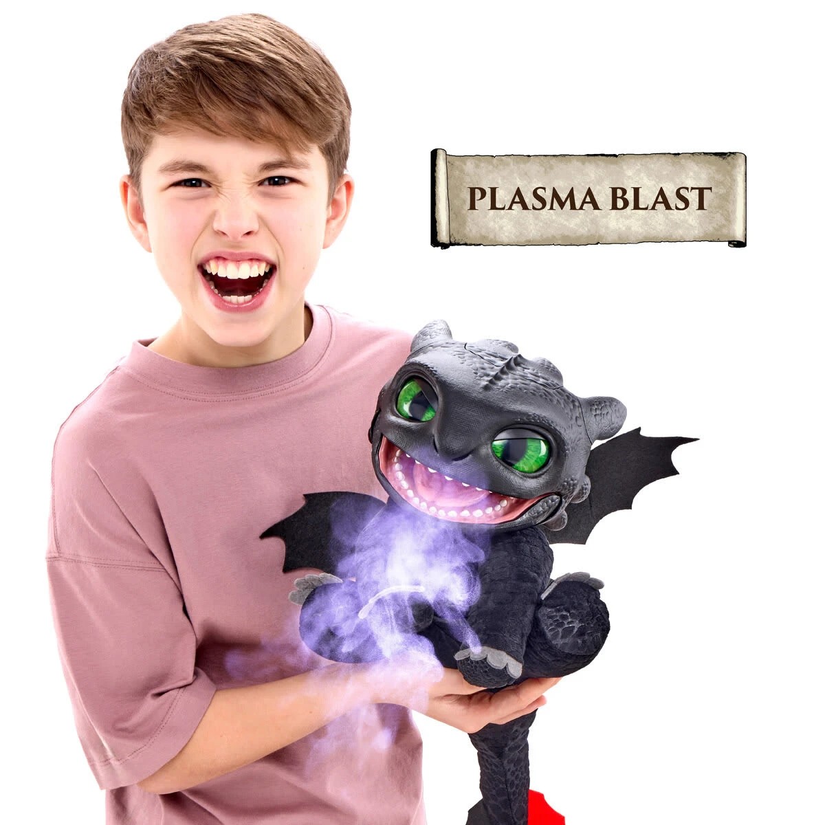 3 DreamWorks How To Train Your Dragon: RealFX Toothless Interactive Toy, 3 of 8