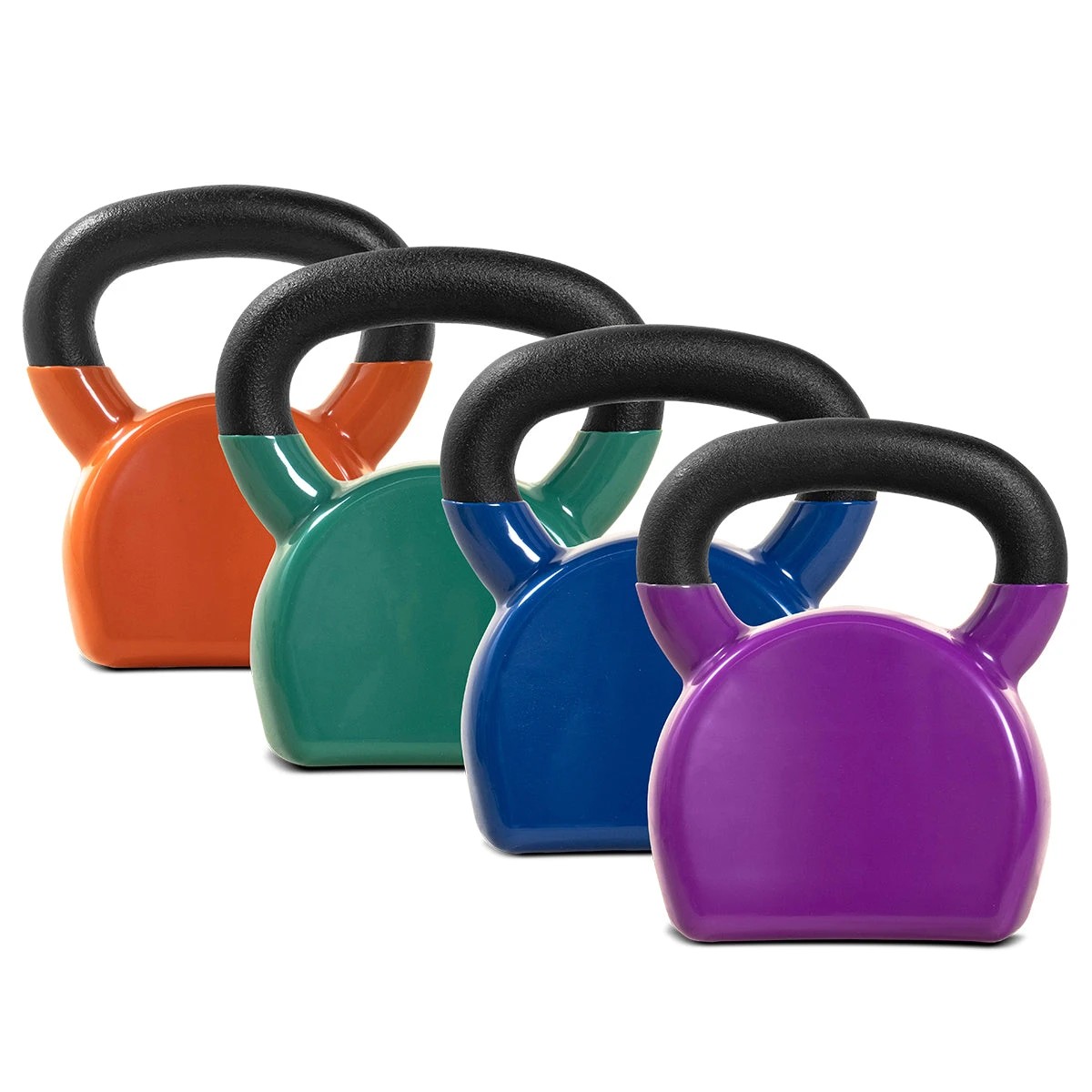 3 CORTEX BodyCurve Vinyl Coated Kettlebell Complete Set (8-20kg), 3 of 3