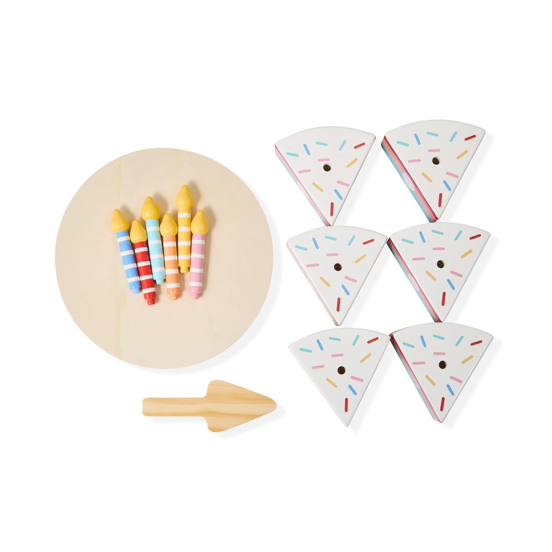 7 14 Piece Wooden Cake Playset, 7 of 10