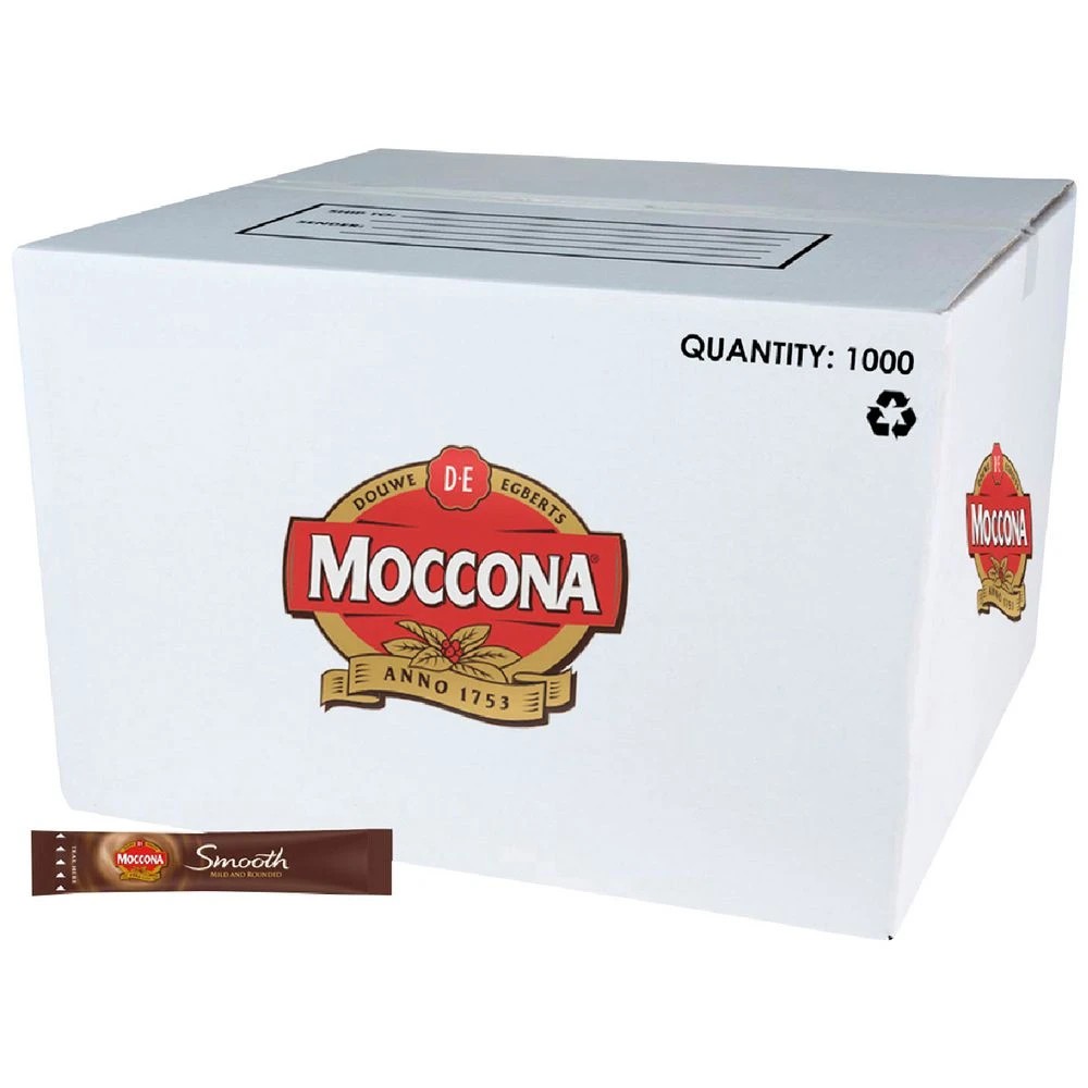 1 Moccona Smooth Coffee Sachets 1000 Pack, 1 of 2