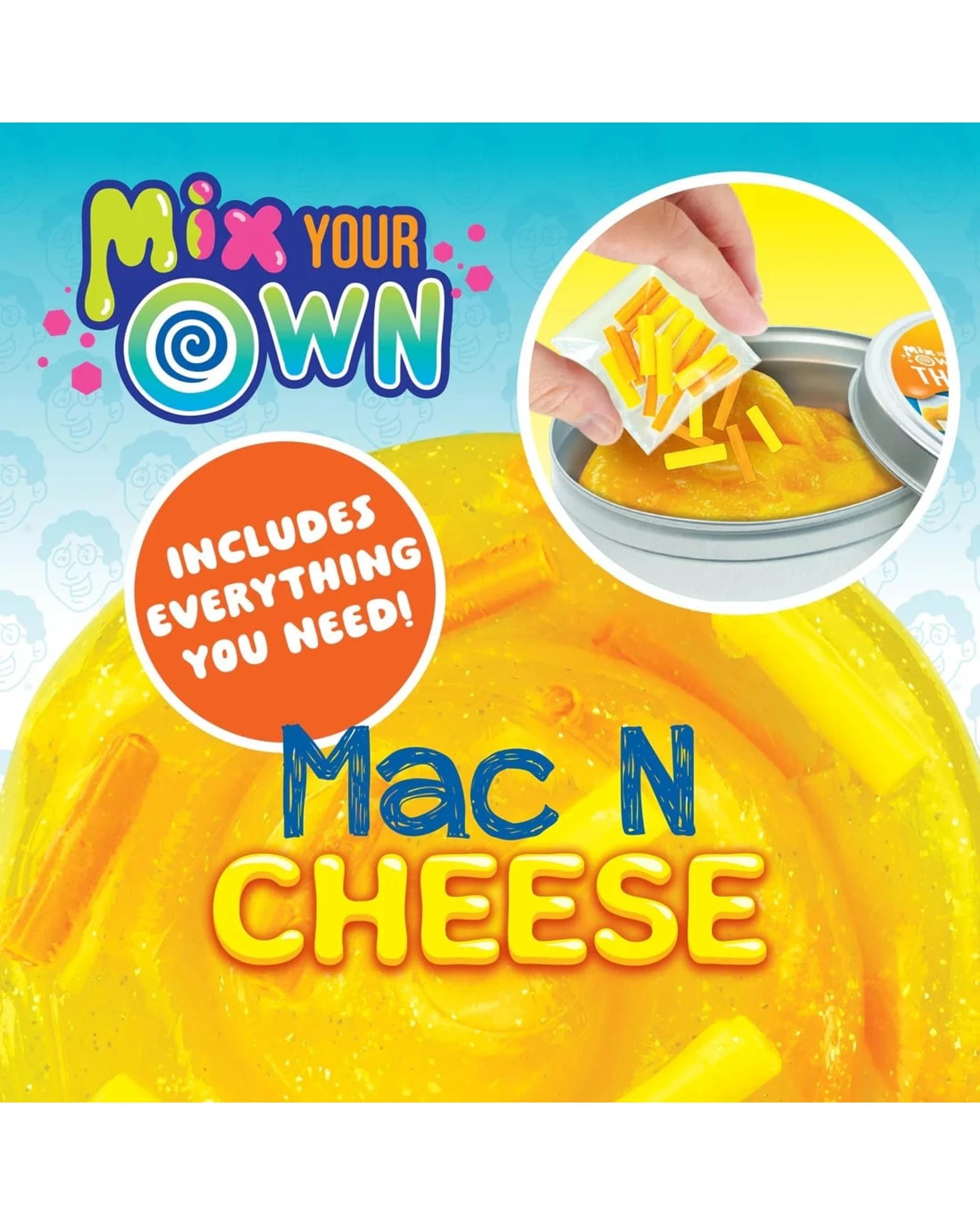 3 Crazy Aaron's Thinking Putty Mix Your Own Mac N Cheese 4 inch Tin, 3 of 5