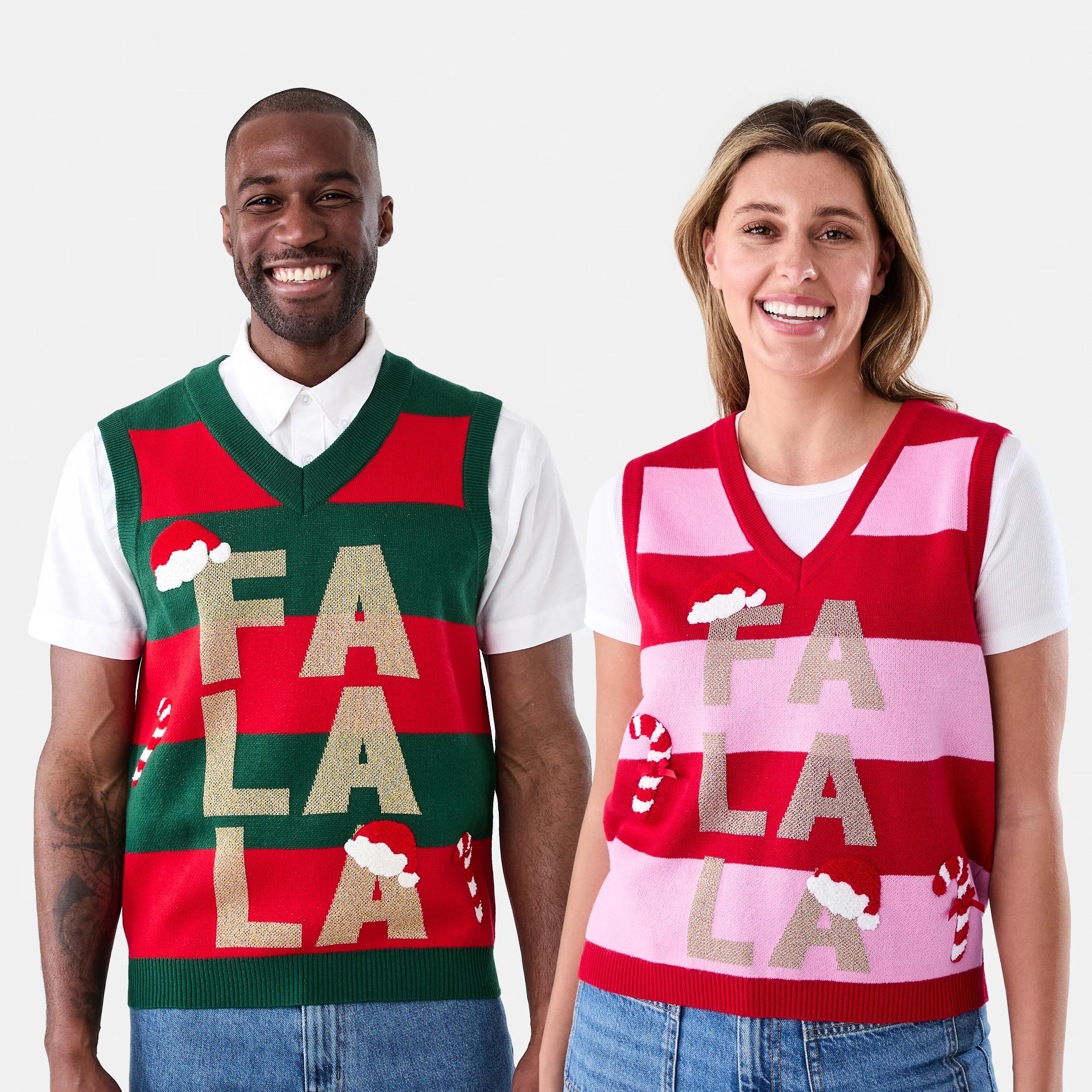 2 Christmas Knit Vest Xmas Fala, 2 of 7