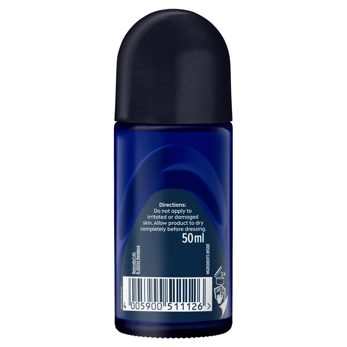 2 Nivea Men Deep Anti-Perspirant Roll-On Deodorant 50ml - Black Charcoal and Dark Wood Fragrance, 2 of 7