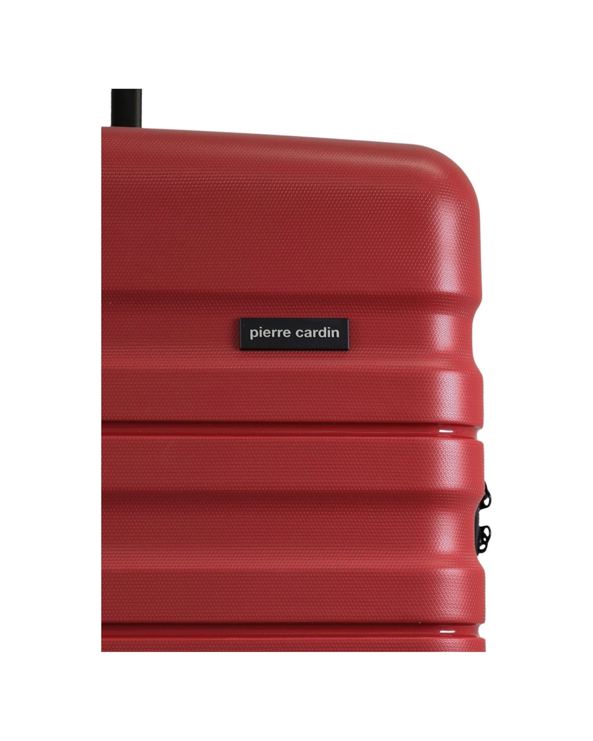 6 Pierre Cardin 4 Wheel Large Hard-Shell Suitcase Travel Luggage 80cm - Red, 6 of 6