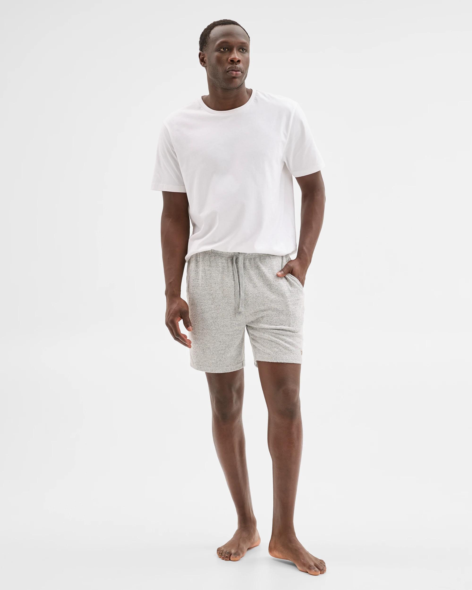 1 Maxx Cozy Knit Lounge Sleep Shorts GREY MARLE, 1 of 5