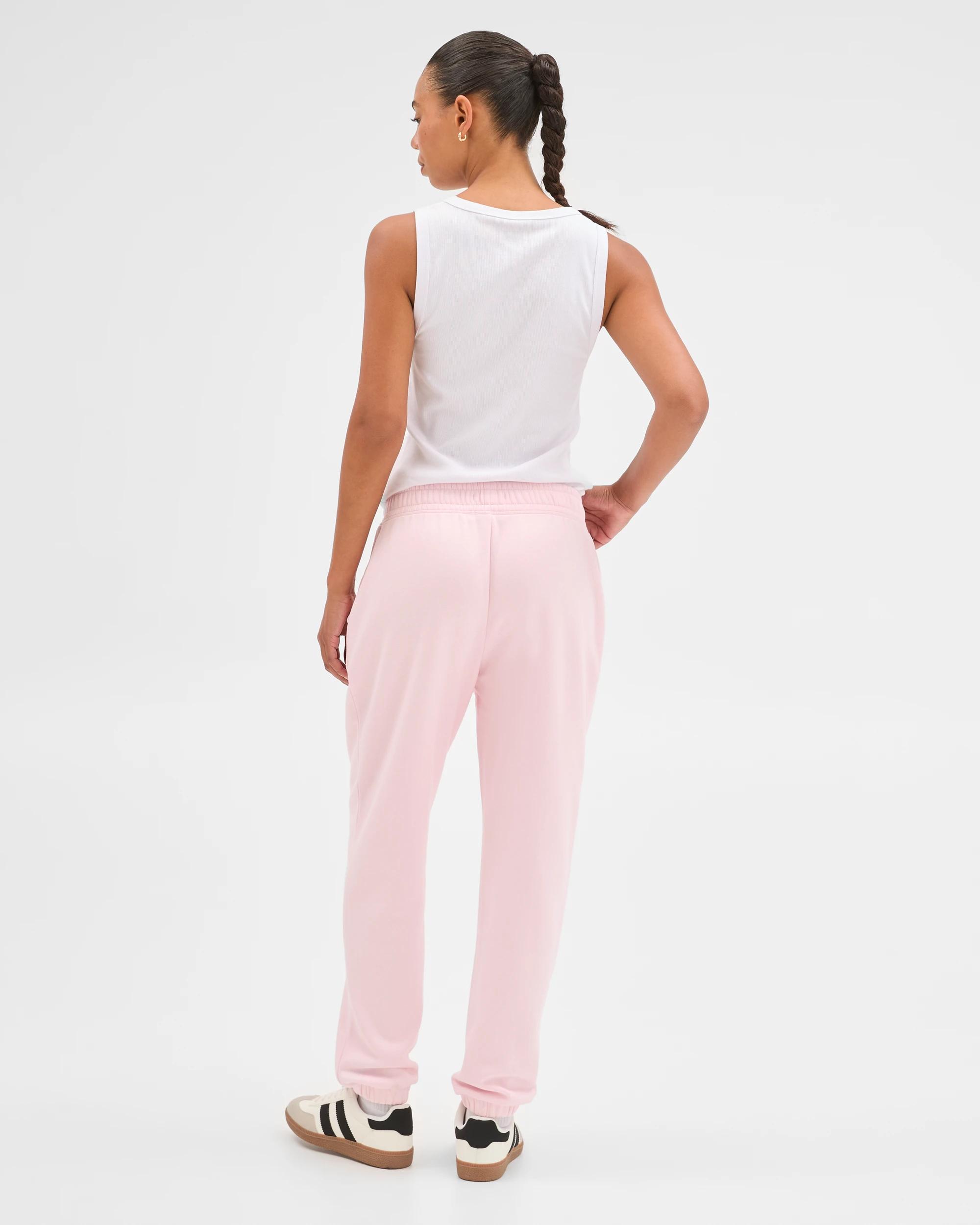 6 Target Woman Australian Cotton Blend Fleece Trackpants BARLEY PINK/PINTUCK, 6 of 6