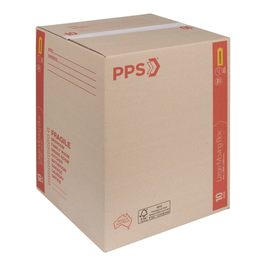2 PPS Moving Boxes Large 431 x 406 x 596mm 10 Pack, 2 of 4