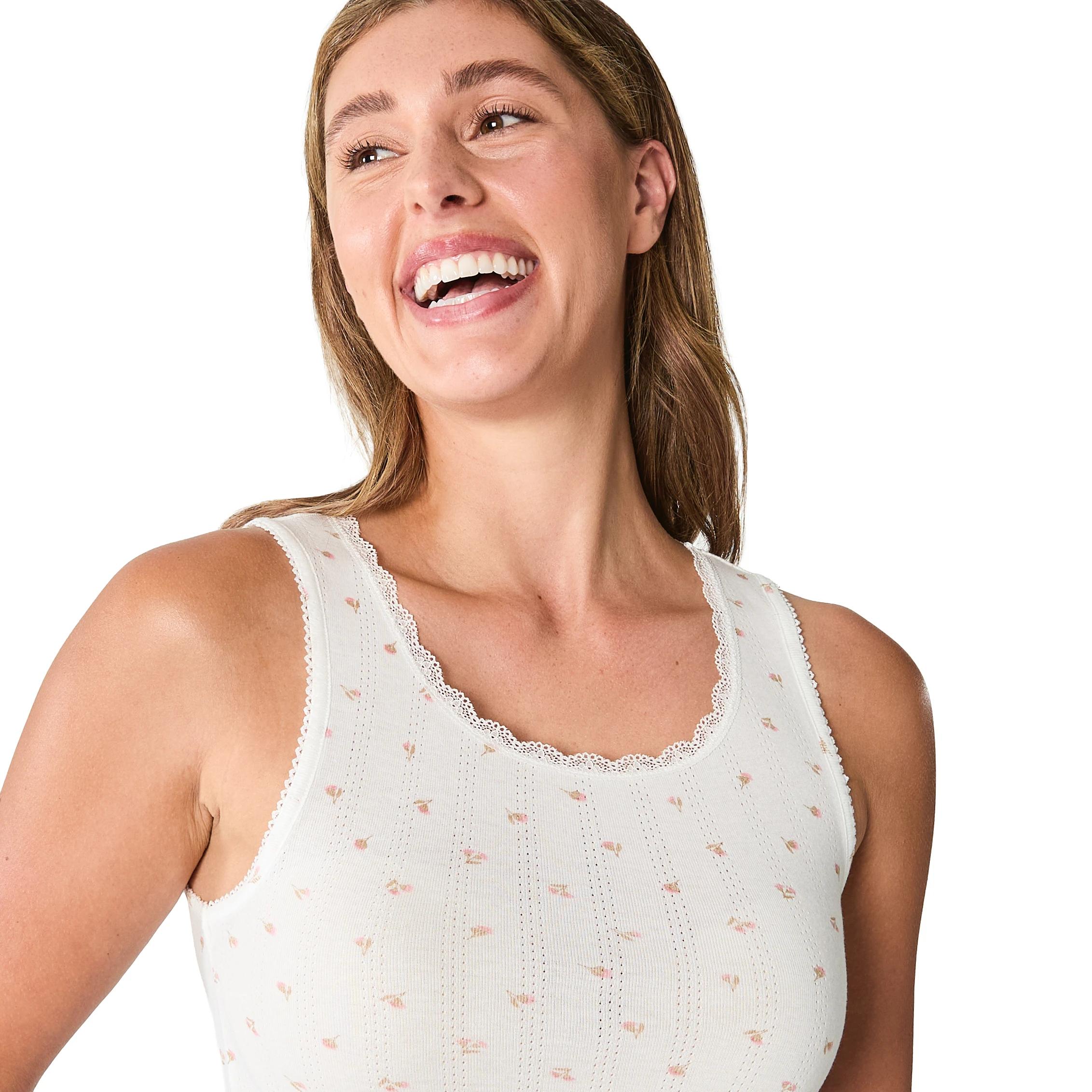 5 2 Pack Pointelle Thermal Vests Esw Sw, 5 of 10