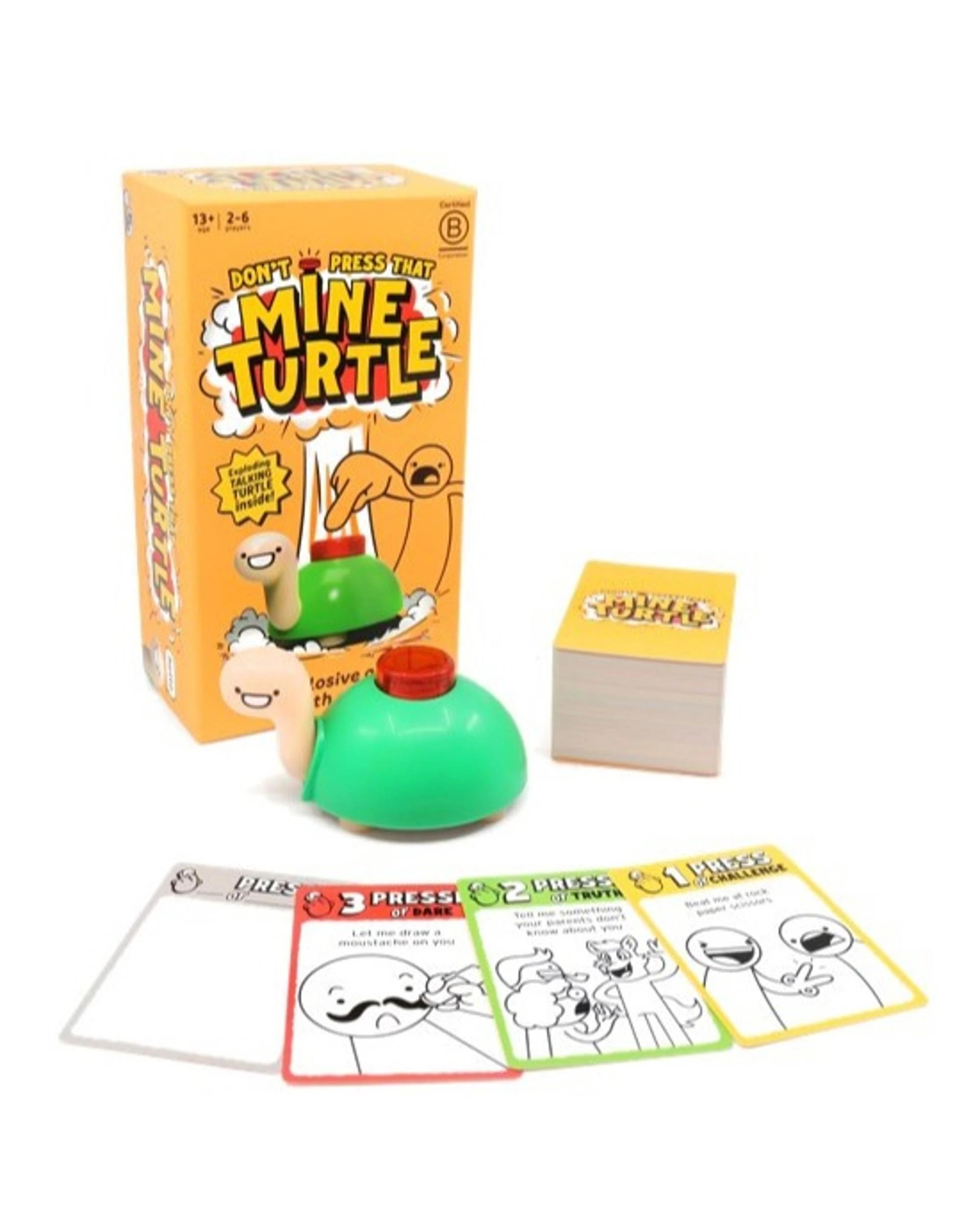 2 Don't Press That Mine Turtle Card Game, 2 of 2