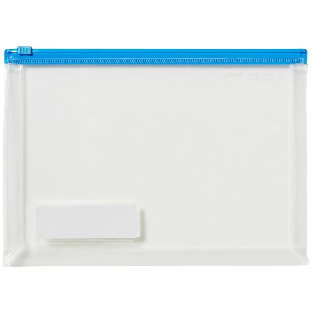 1 Lihit Lab Gusset Document Wallet A5 Blue, 1 of 1