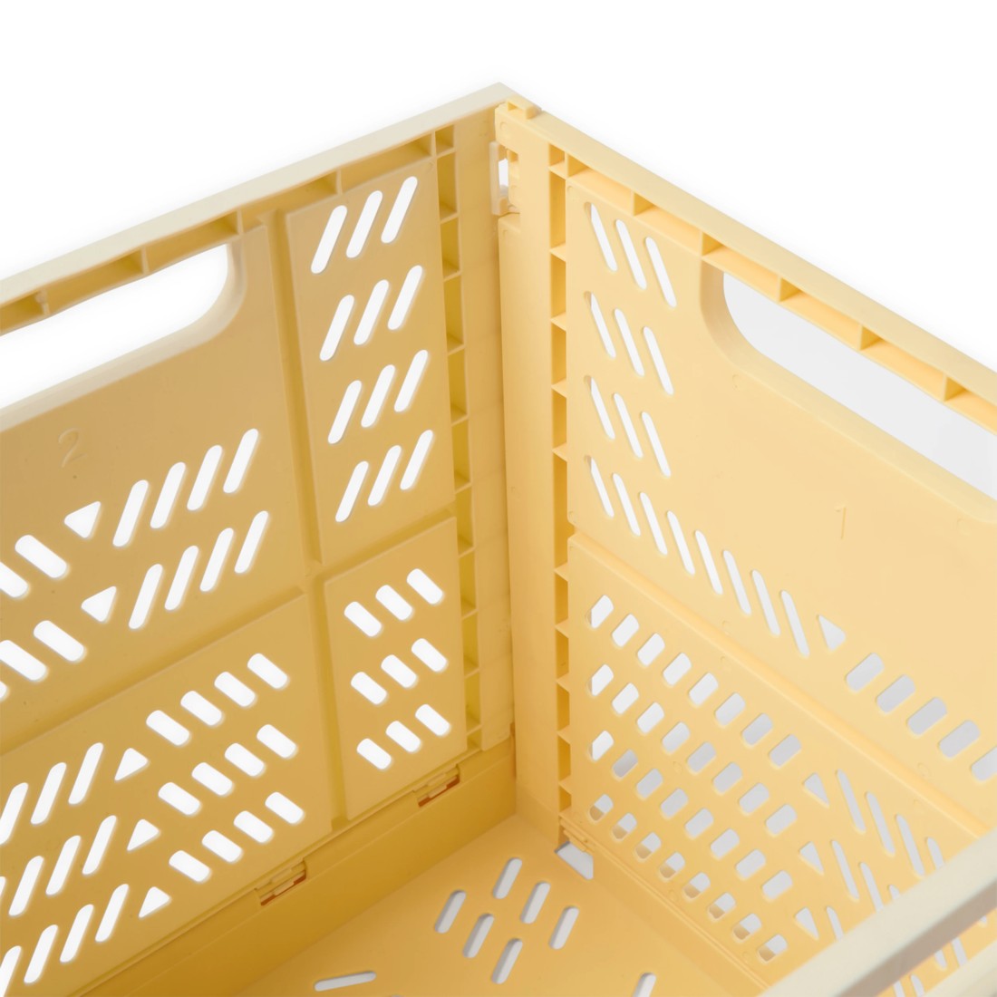 4 17L Square Collapsible Crate - Yellow, 4 of 5