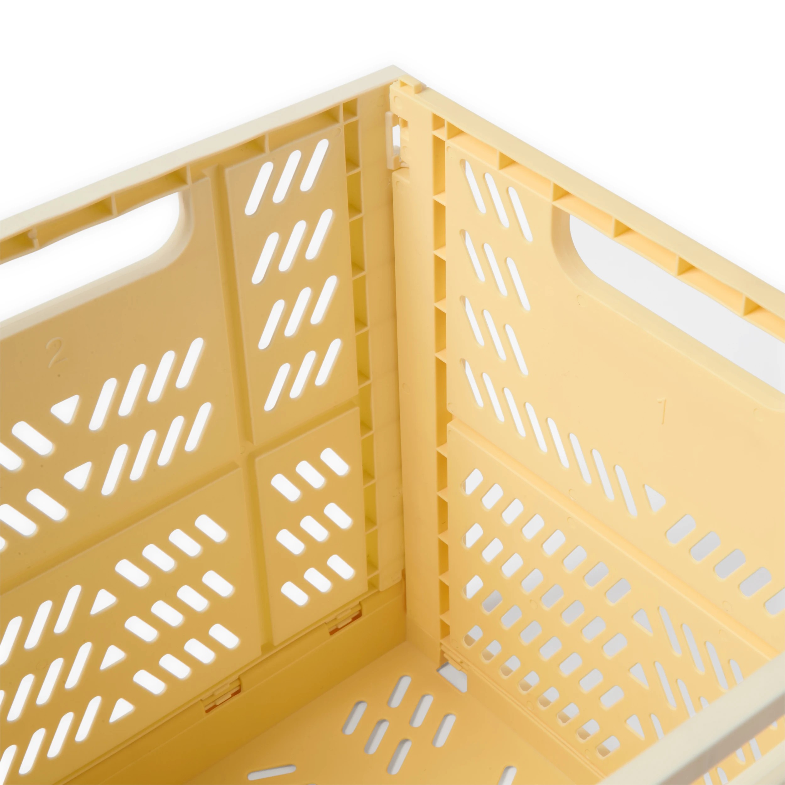 4 17L Square Collapsible Crate - Yellow, 4 of 5