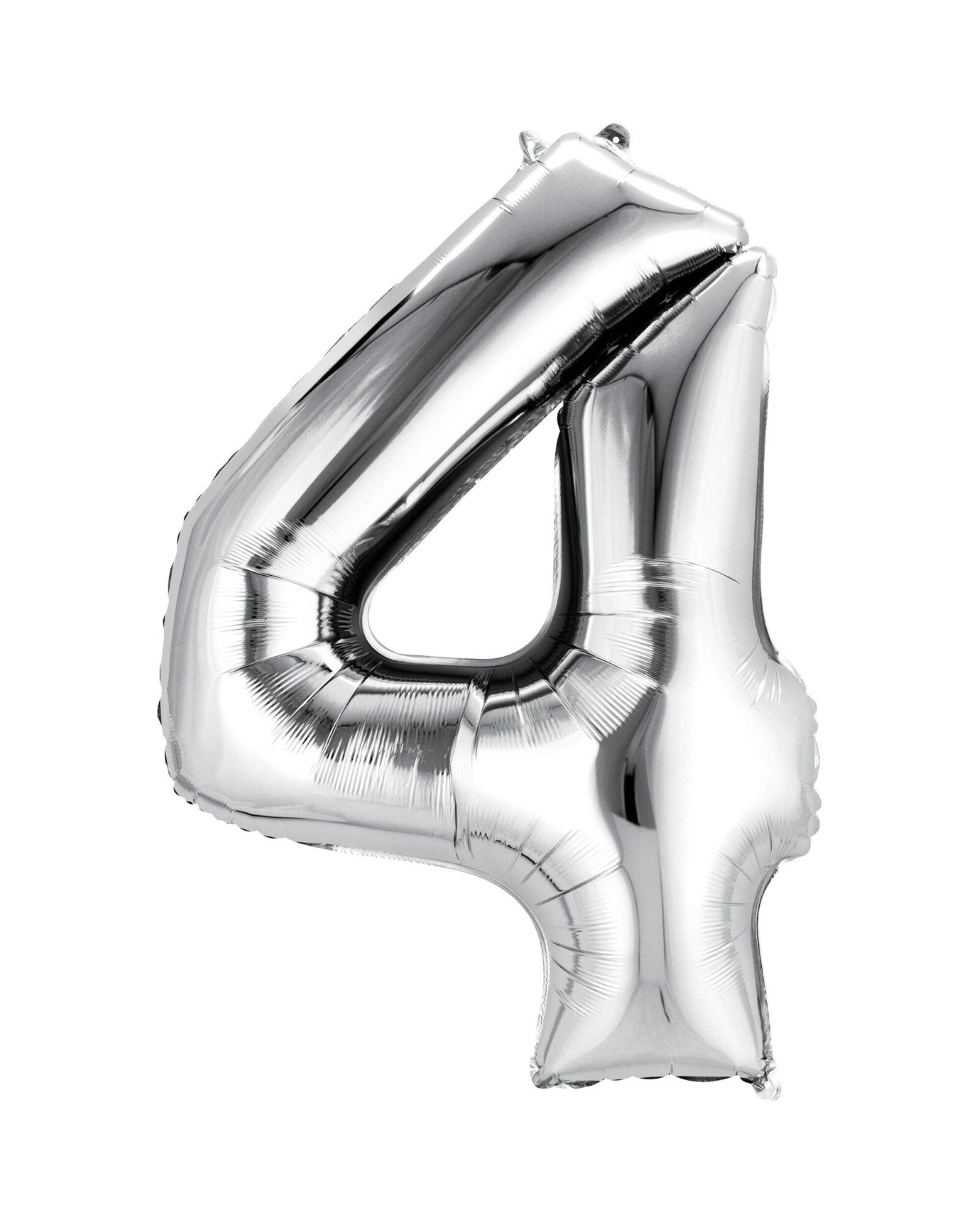 1 Meteor Foil 4 Balloon 86cm - Silver, 1 of 1