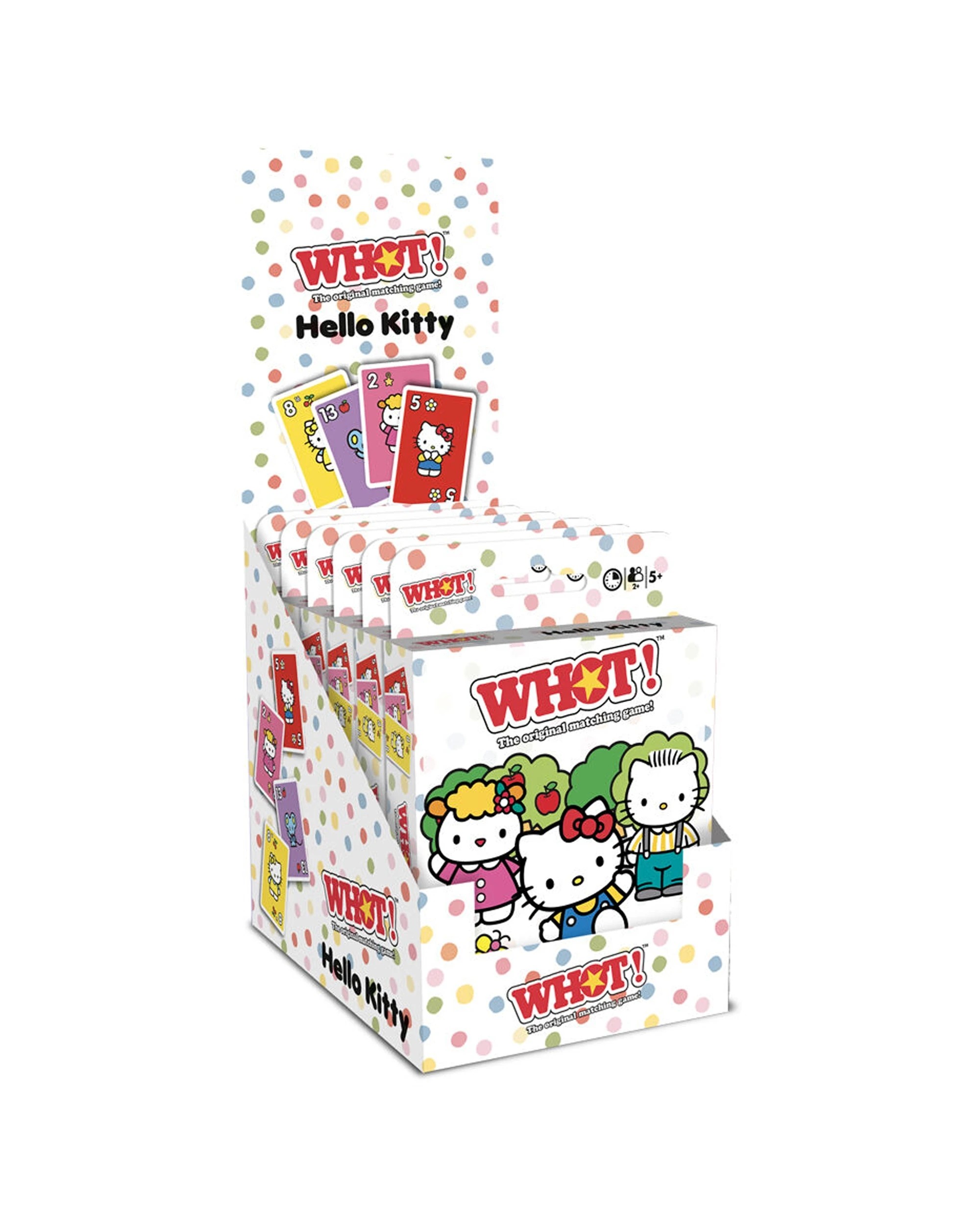 2 WHOT 2PK Hello Kitty Edition Family And Kids Fast Paced Card Game - Multi, 2 of 4