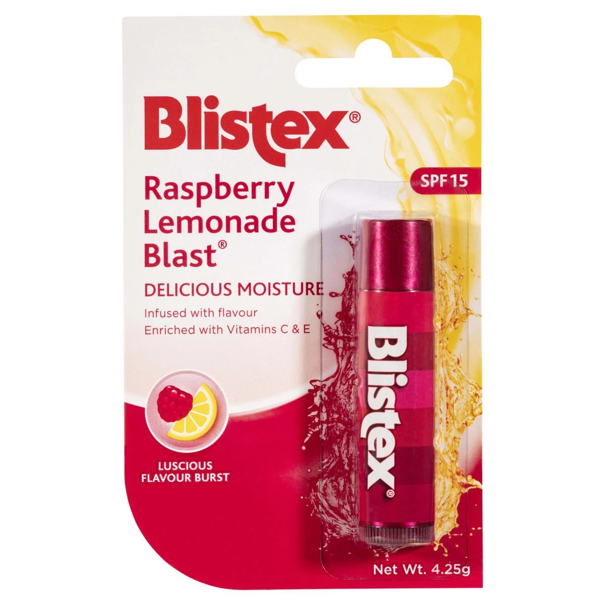 1 Blistex Raspberry Lemonade Blast SPF 15 Lip Balm 4.25g, 1 of 5