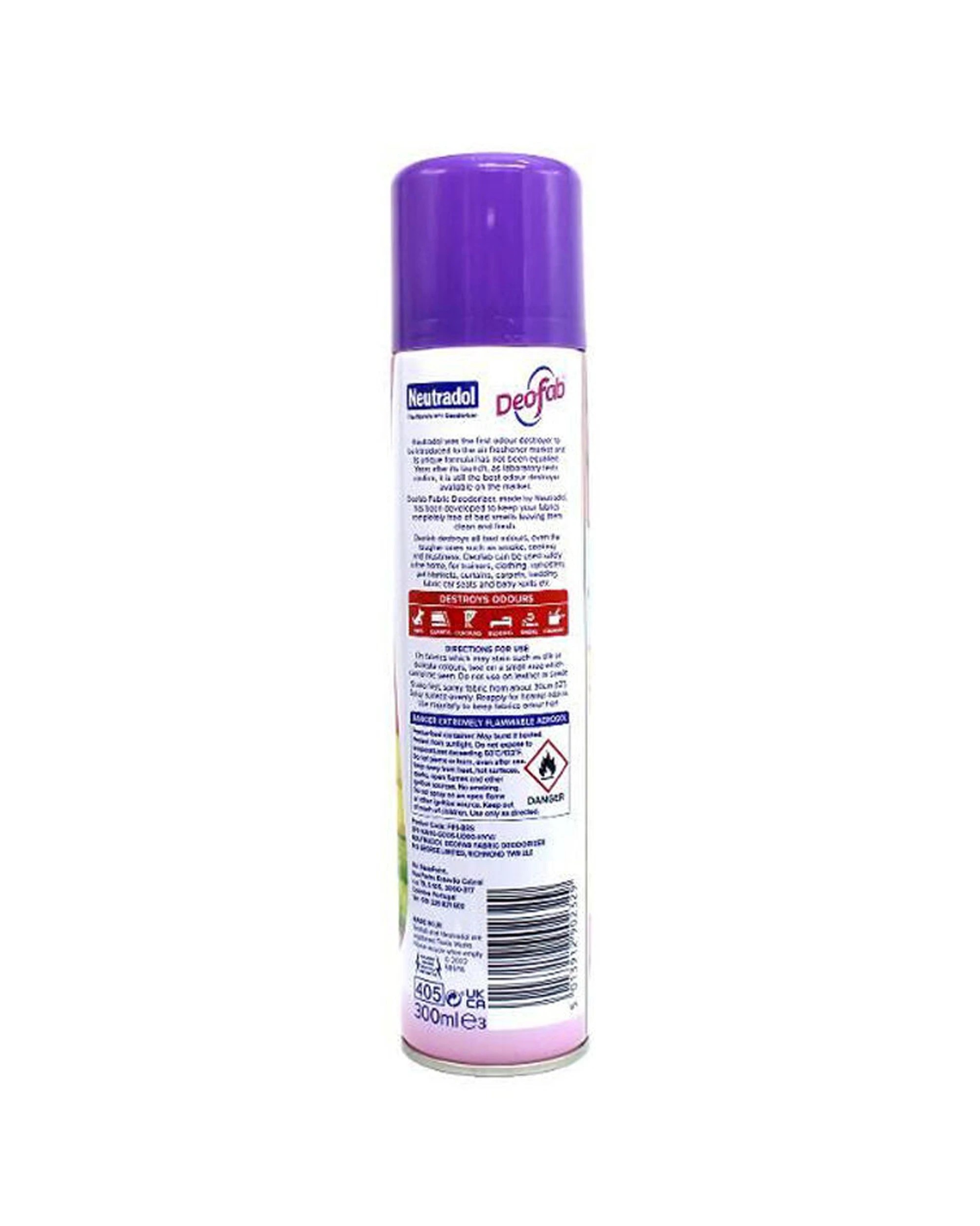 3 Neutradol 6 Pack Aerosol Fabric Deodoriser Odour Eliminator 300ml - Multi, 3 of 3
