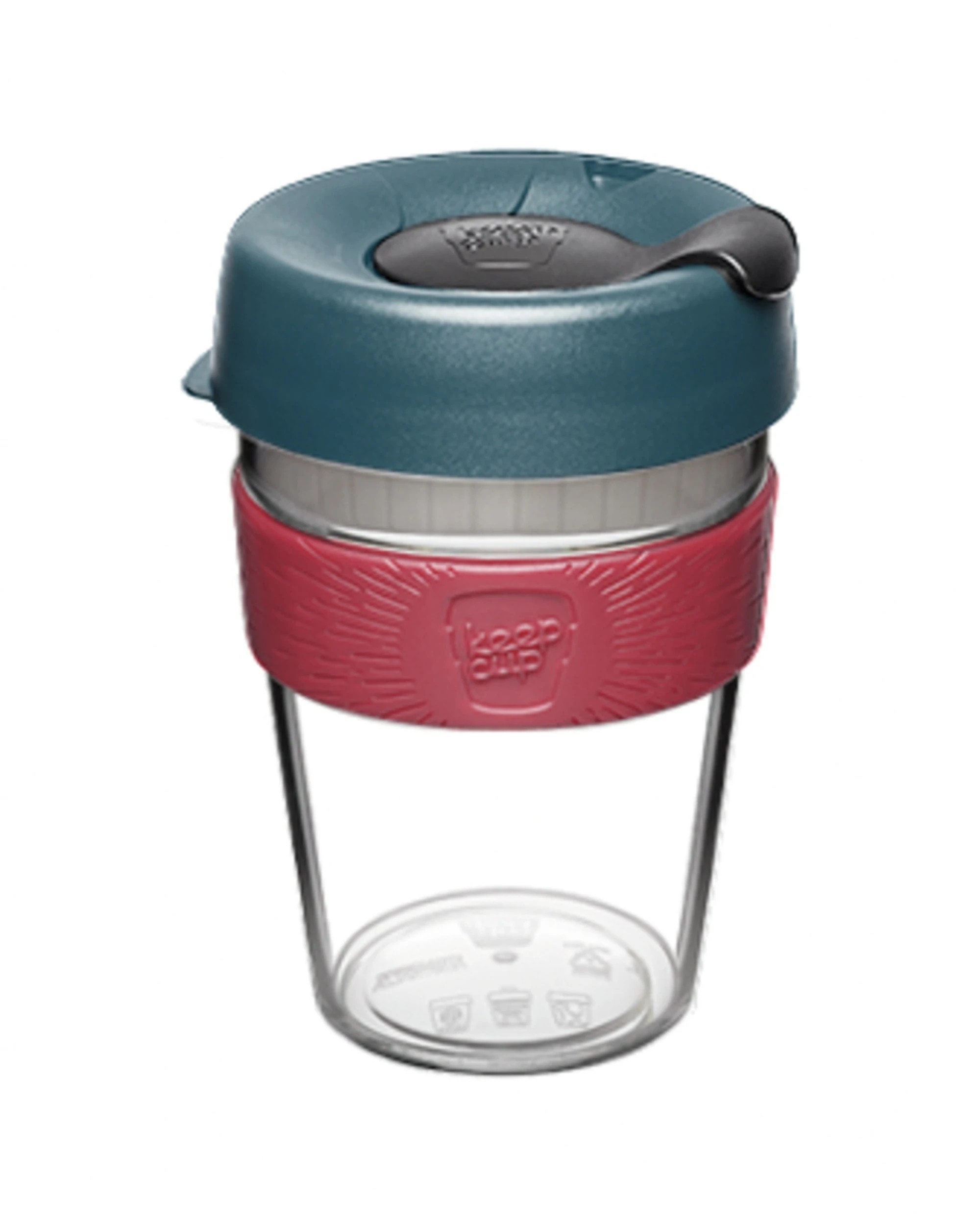 1 KeepCup Original Clear 340ml Tritan Coffee Cup Leakproof Portable Design - Multi, 1 of 1