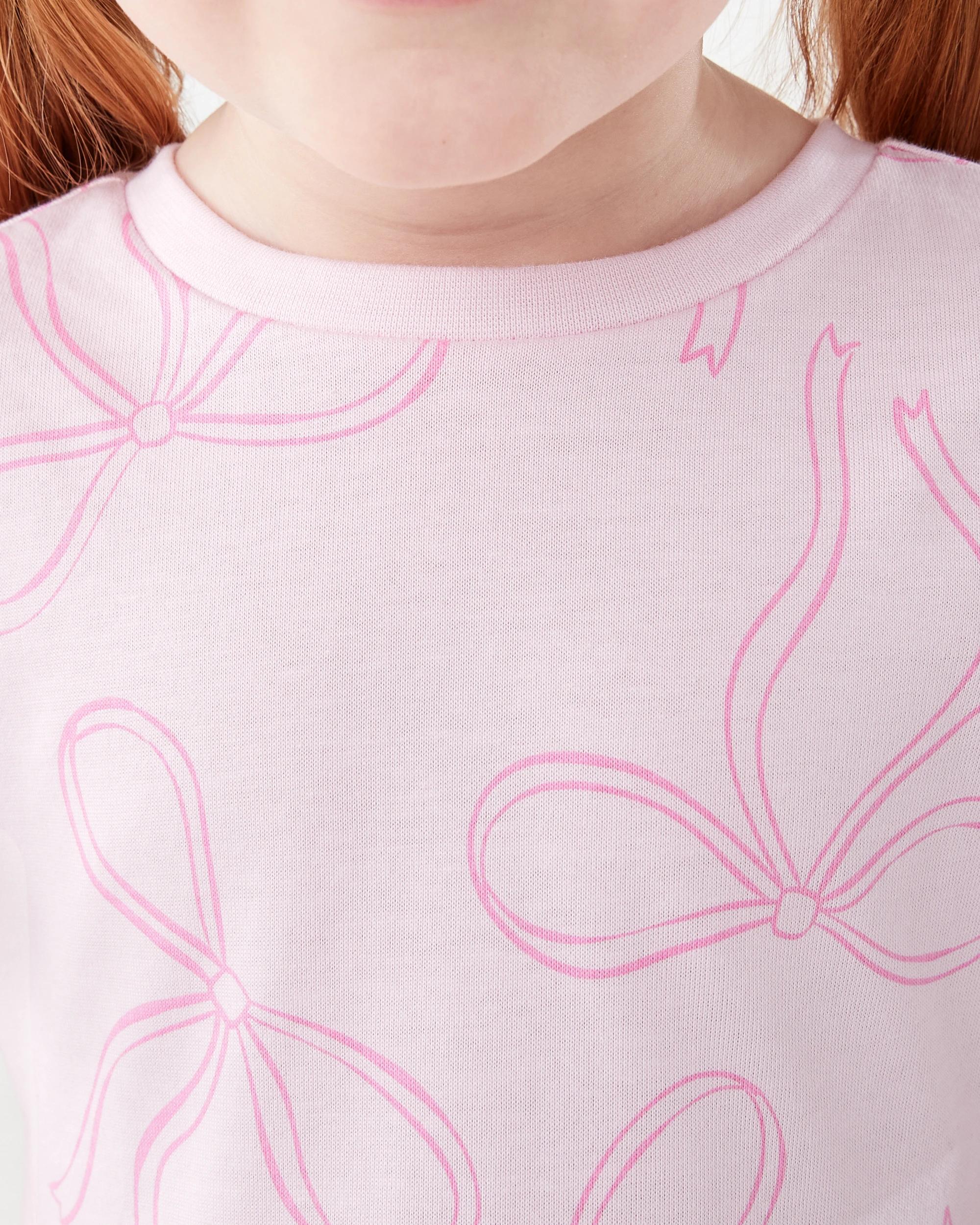 4 Jersey Dress Pnk Bows, 4 of 8