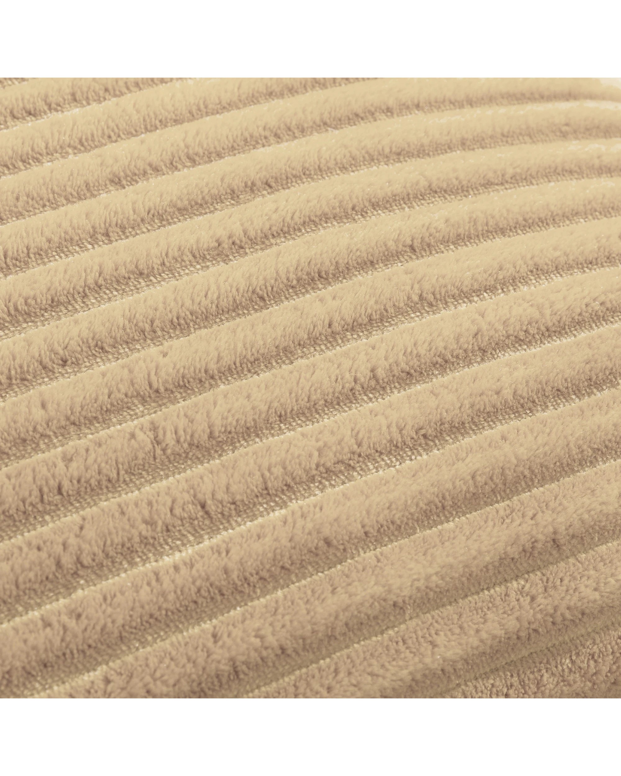 3 Dreamaker Signature Embossed Corduroy Fleece Cushion 45x45cm - Natural Fawn, 3 of 7