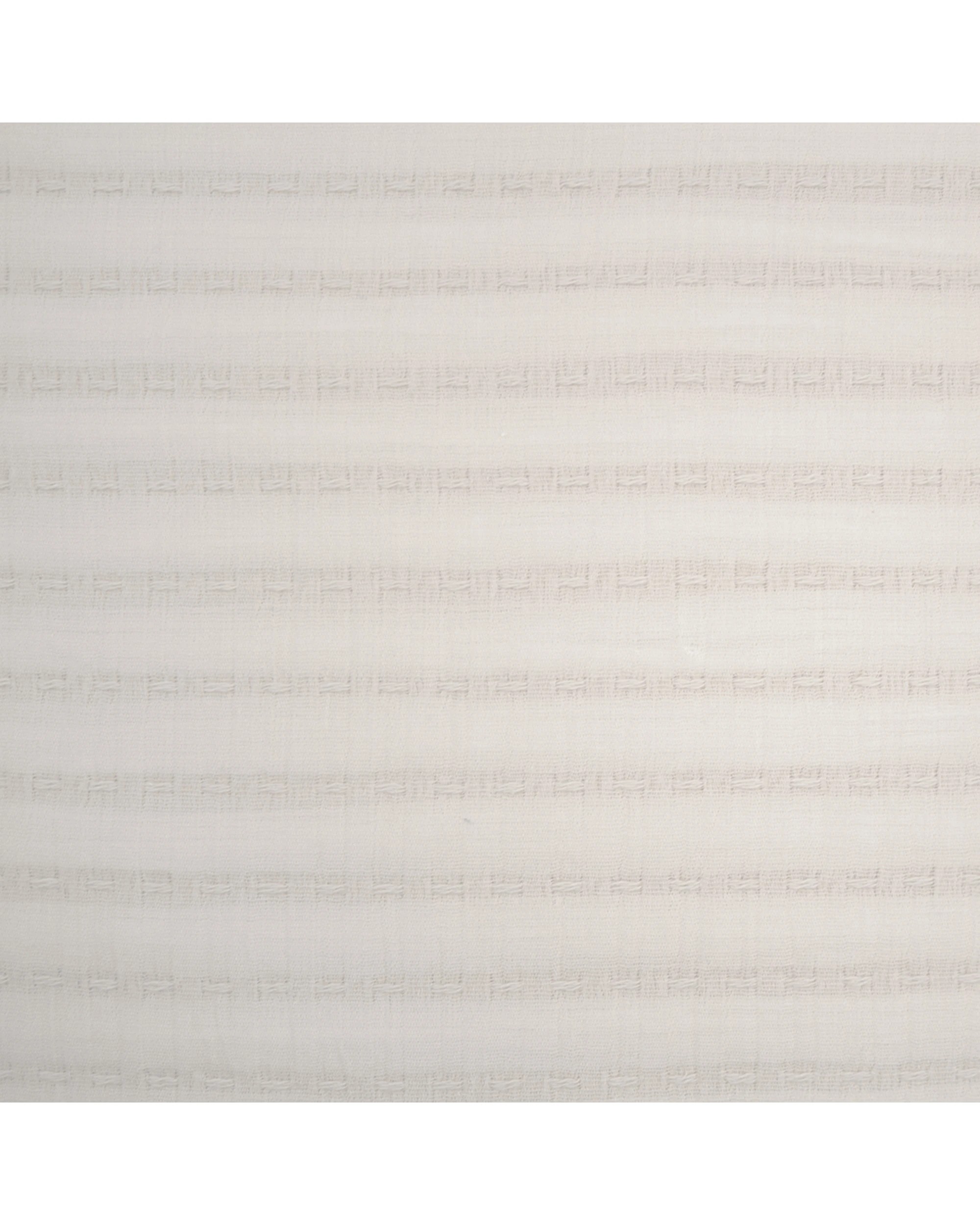 3 Bambury Nova Cotton Woven Square Cushion Ivory - White, 3 of 4