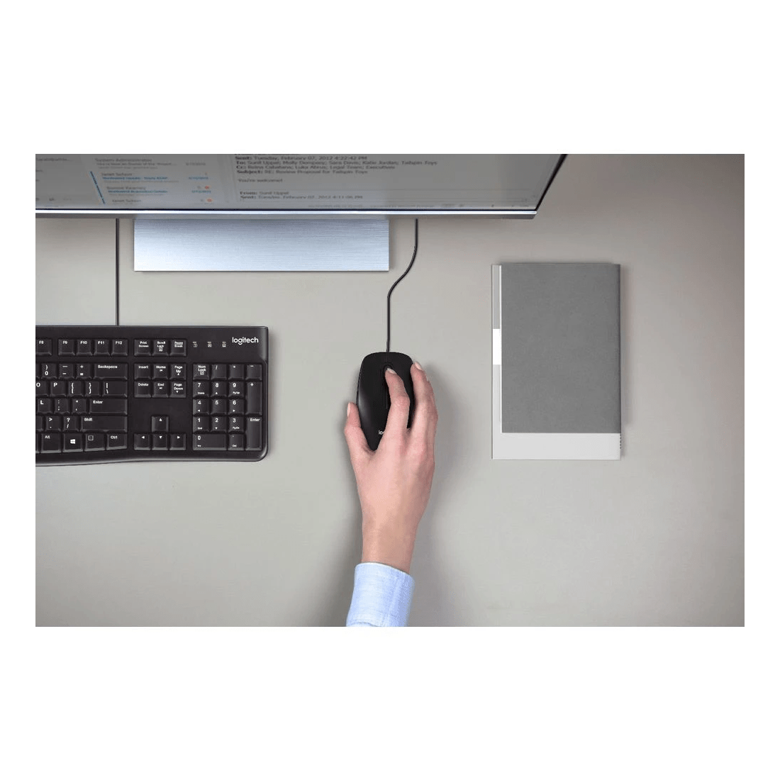 5 Logitech M100R Corded Mouse, 5 of 5