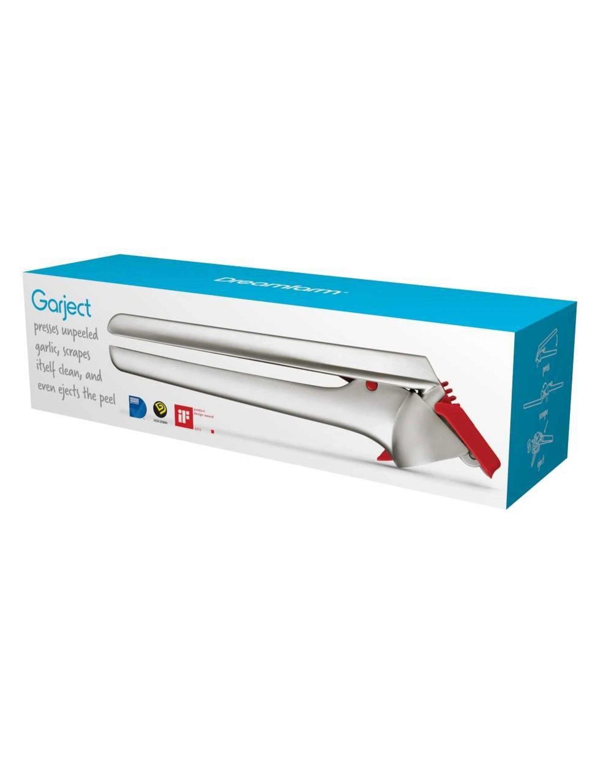 5 Dreamfarm Garject Garlic Press Self Peel Scrap  Black, 5 of 5