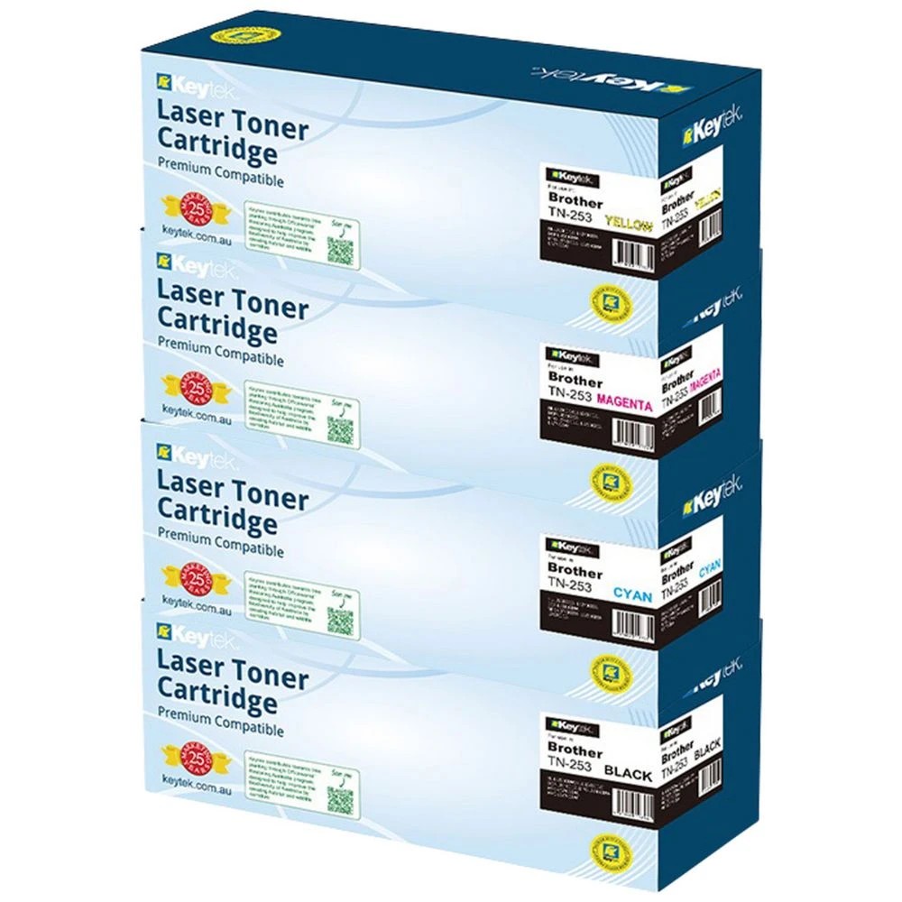 1 Keytek Brother Toner TN253 4 Pack, 1 of 1