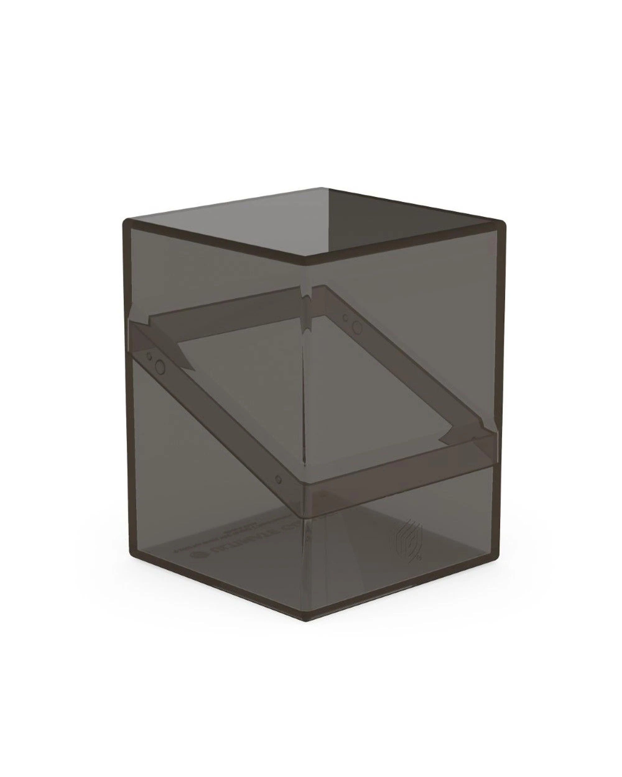 1 Ultimate Guard Boulder 100+ Clear Deck Case - Onyx - Black, 1 of 3