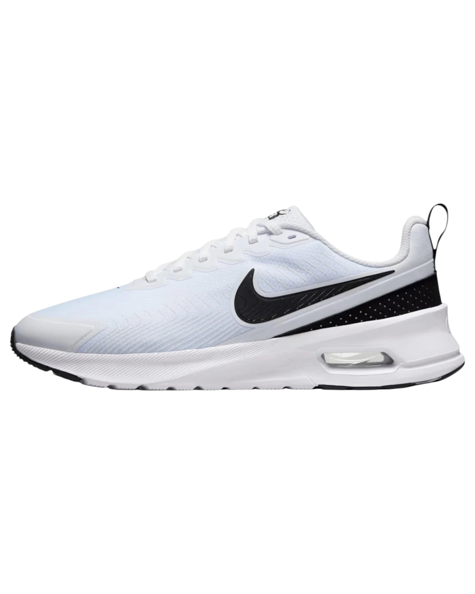 7 Nike Mens Air Max Nuaxis Athletic Shoes White/black, 7 of 8