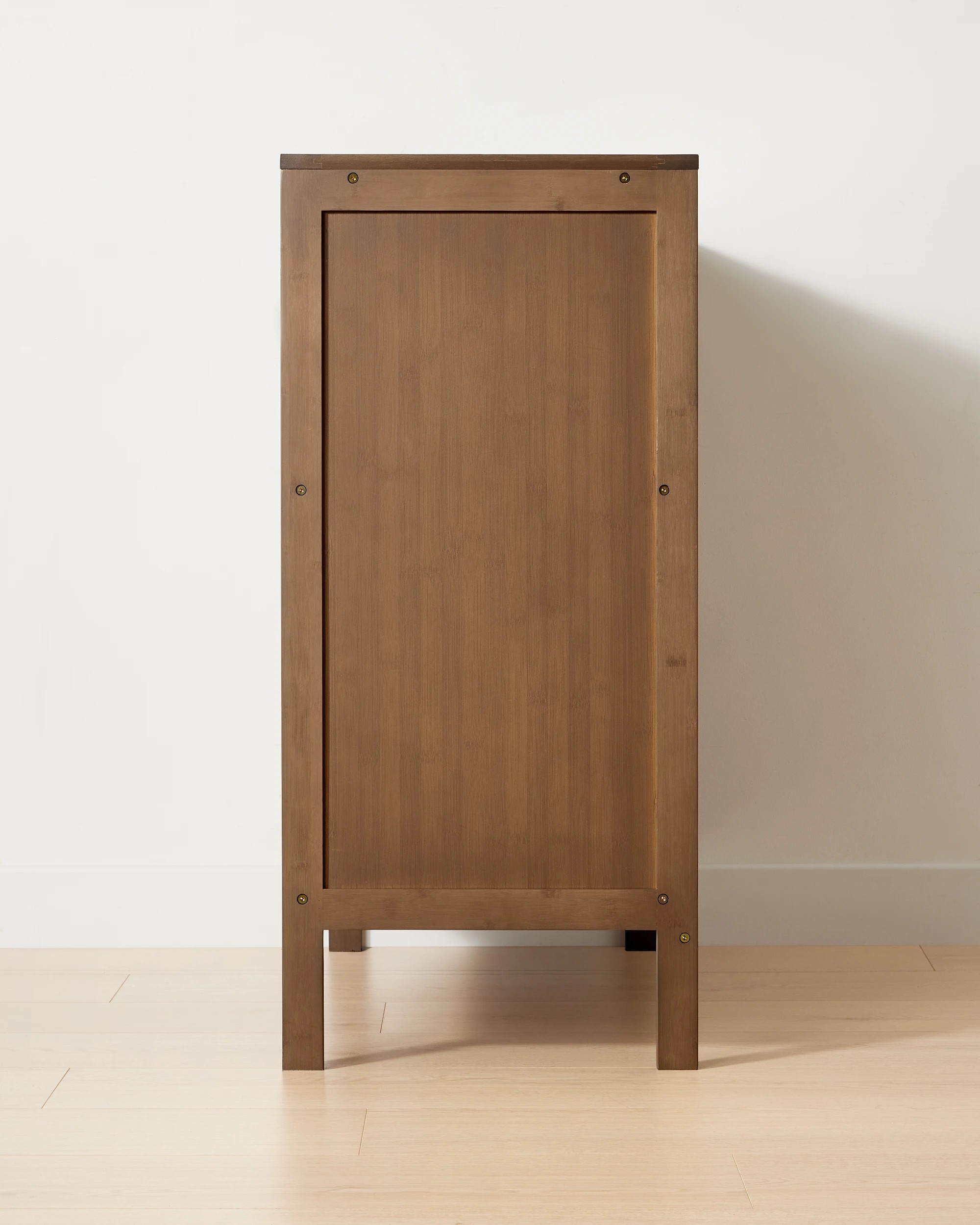 4 Walnut Look Shoe Cabinet, 4 of 8