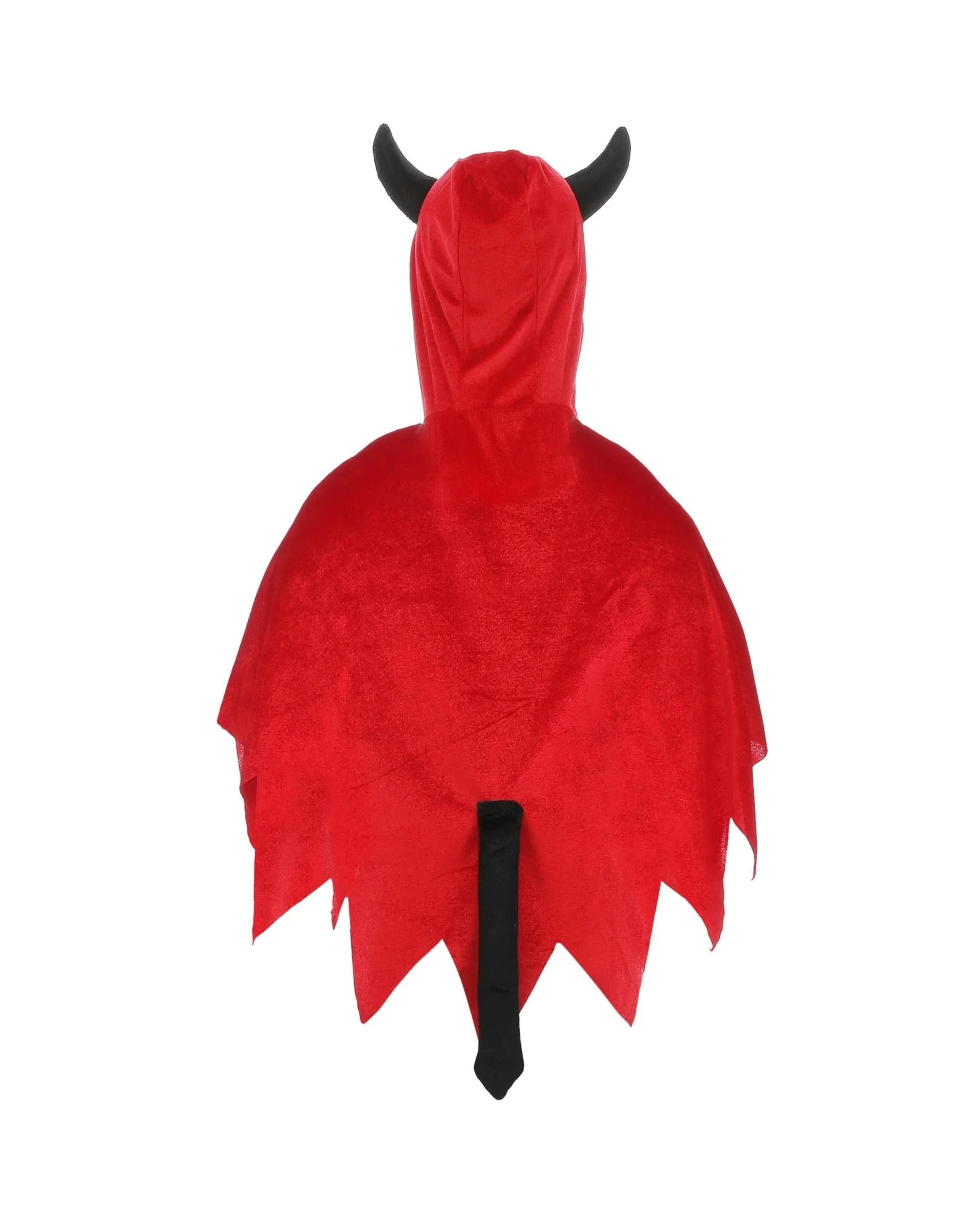 7 Unisex Devil Hooded Cape Child Costume, 7 of 8