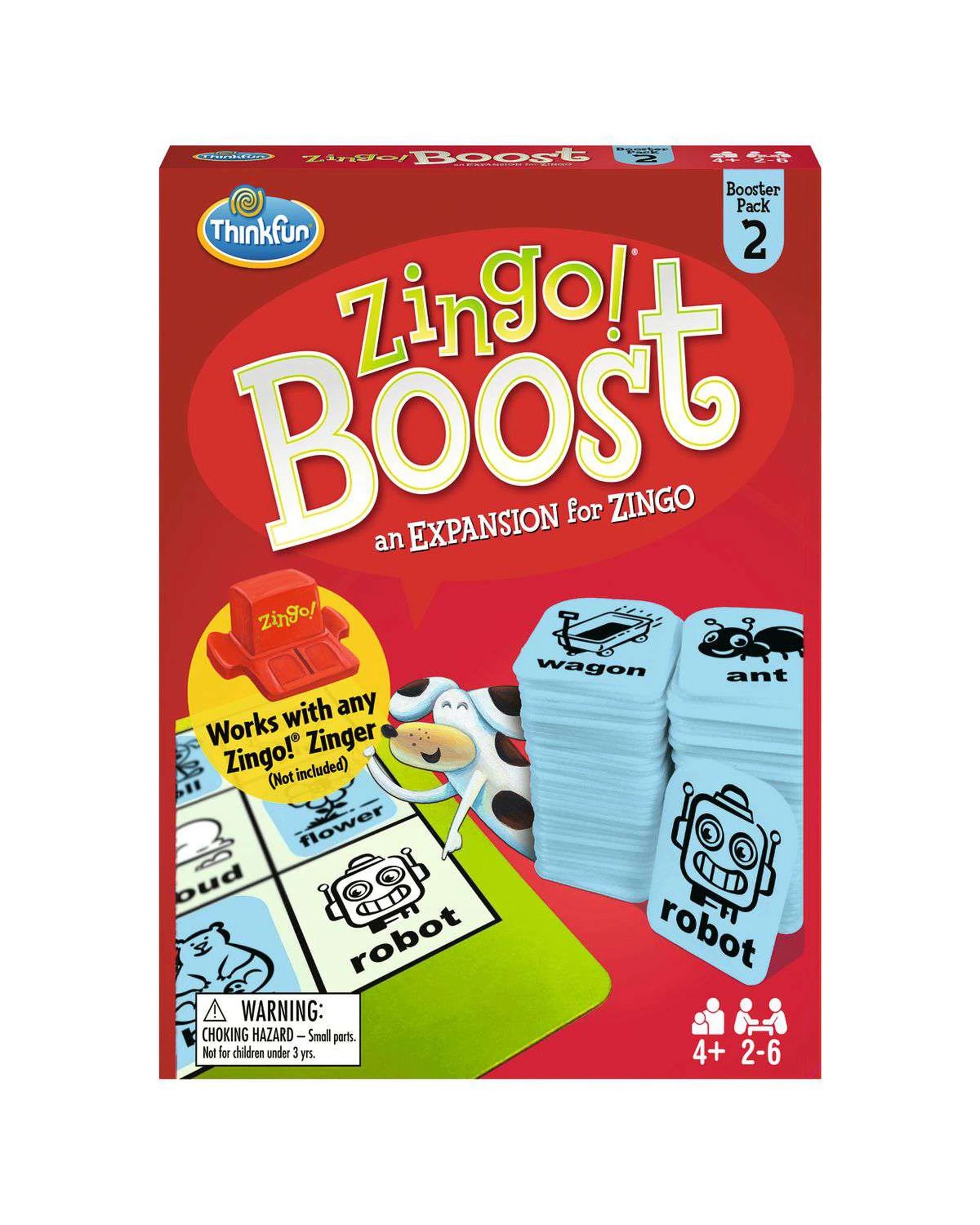 1 Zingo! Boost Booster Pack #2 Expansion Board Game, 1 of 3