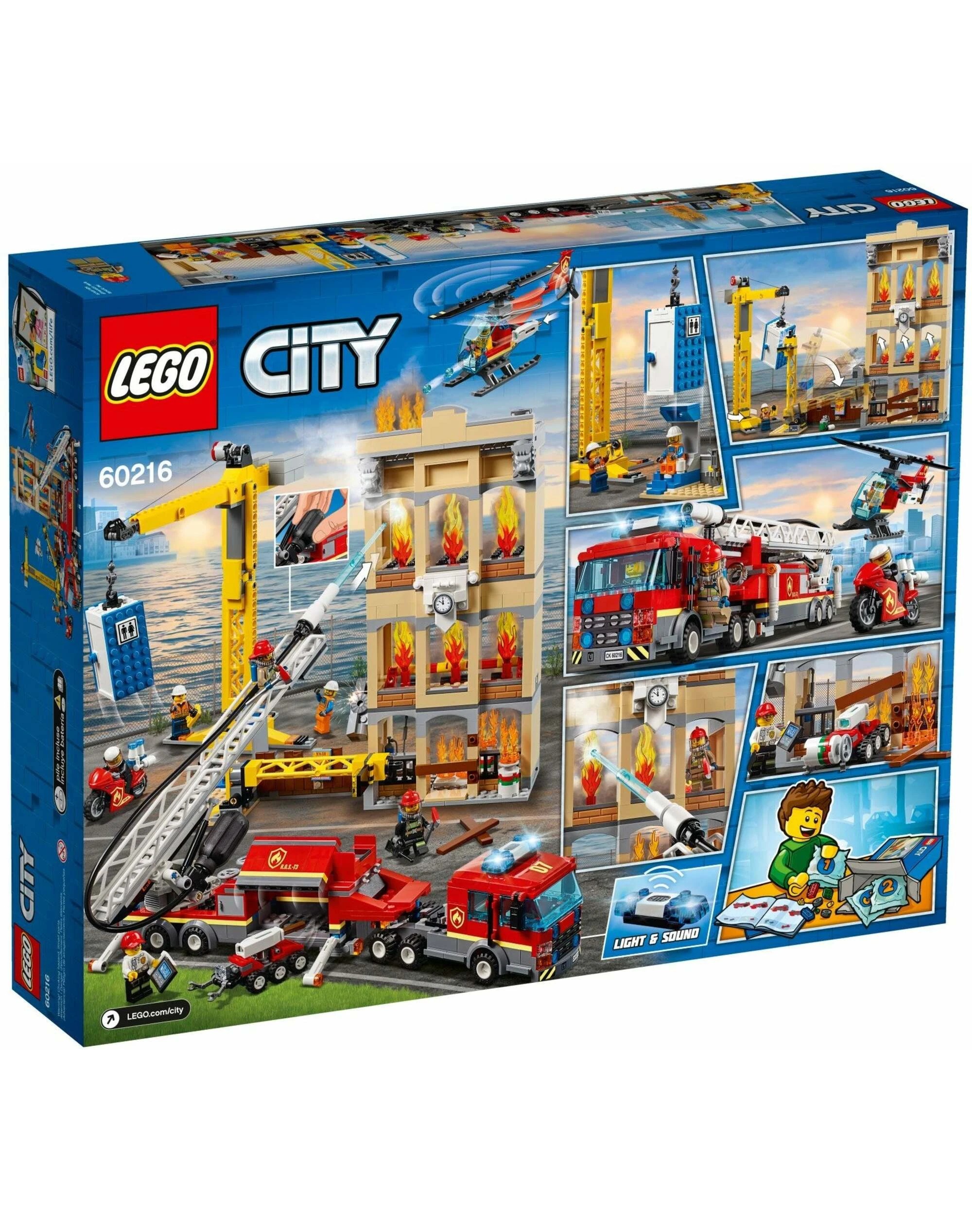 4 LEGO 60216 Downtown Fire Brigade Rescue Helicopter Building Set, 4 of 4