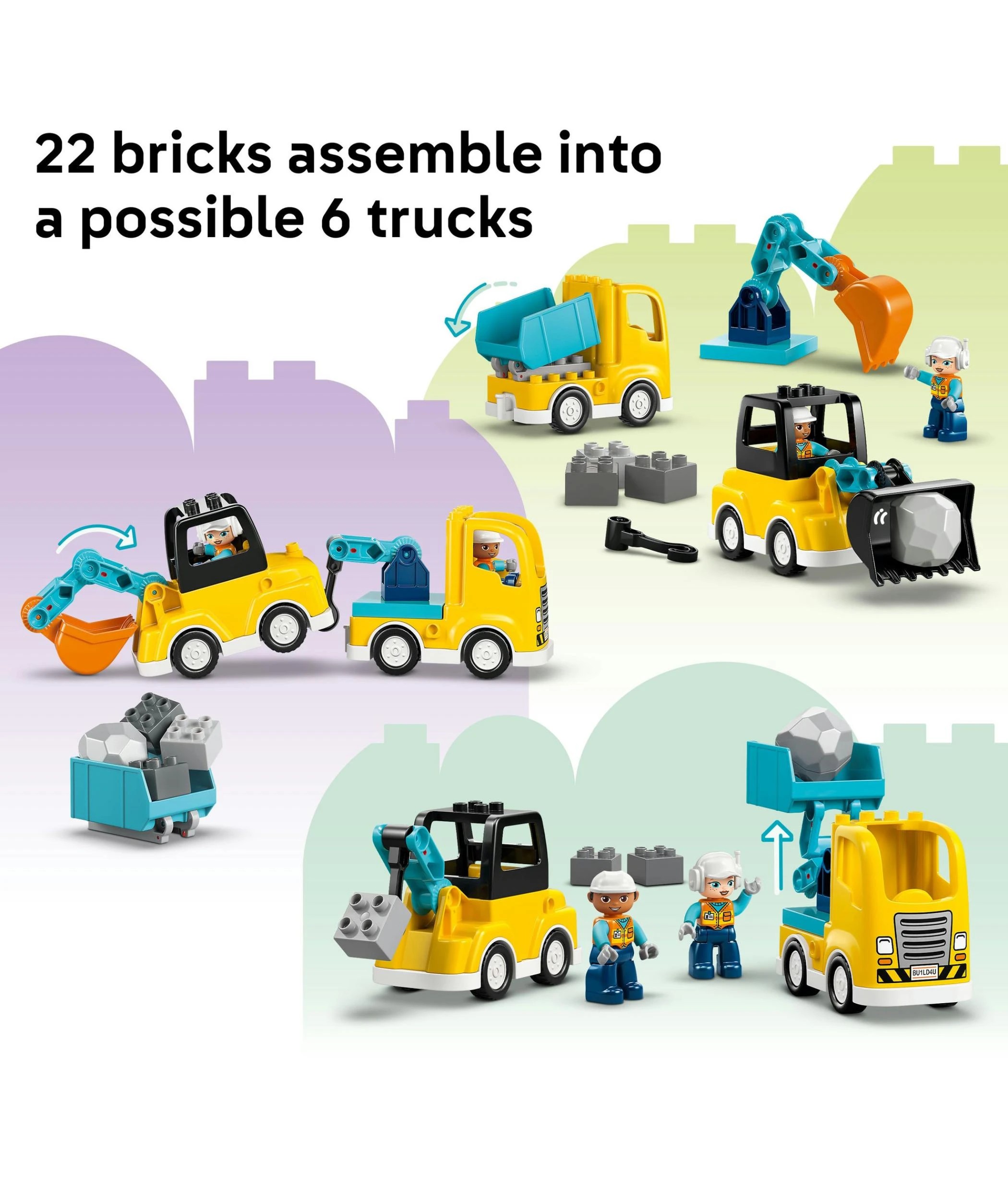 5 LEGO DUPLO Town 3 in 1 Construction Vehicles 10475, 5 of 10