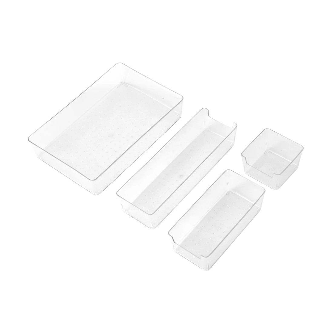 3 4 Piece Desk Set - Clear, 3 of 8