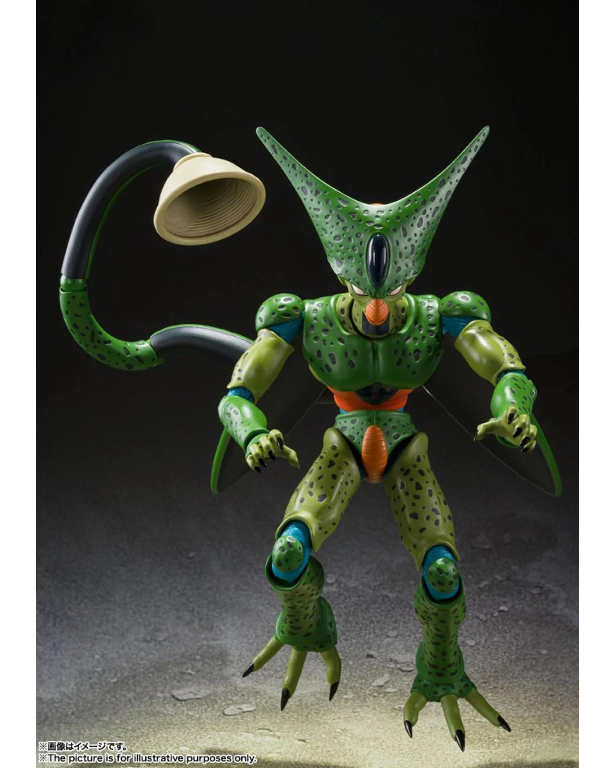 6 Tamashii Nations S.H.Figurarts Dragon Ball Z Cell First Form Figure, 6 of 7