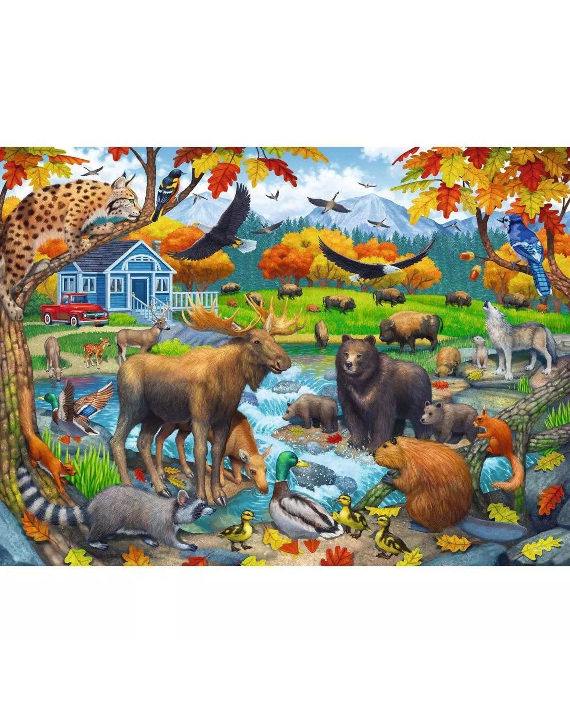 2 Ravensburger Wildlife Gathering XXL 150 Piece Jigsaw Puzzle, 2 of 3