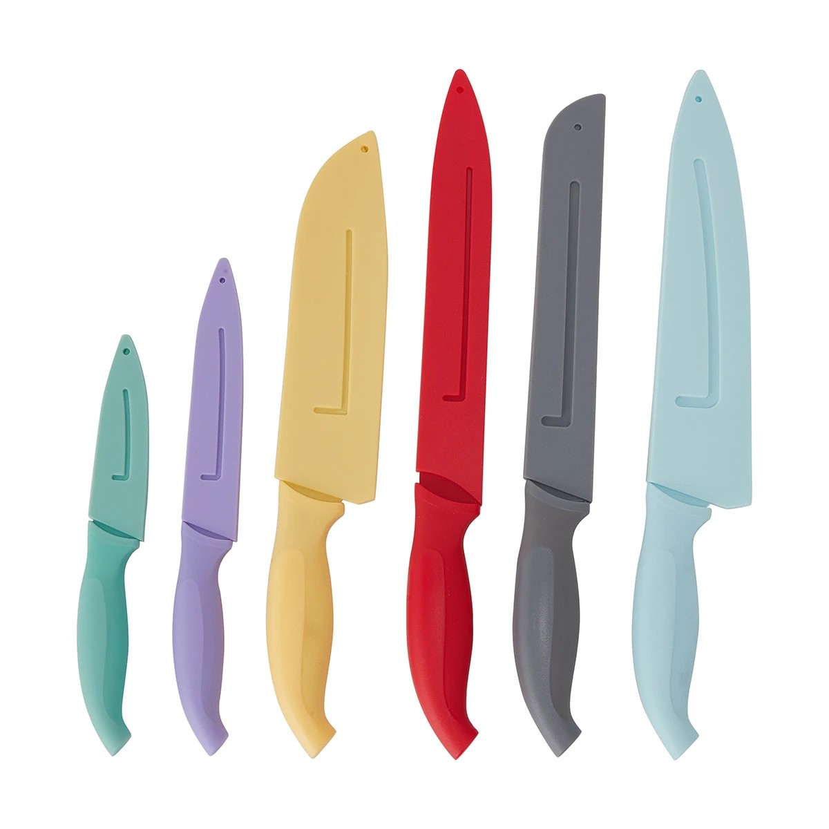 5 Set of 6 Knives with Blade Covers, 5 of 6