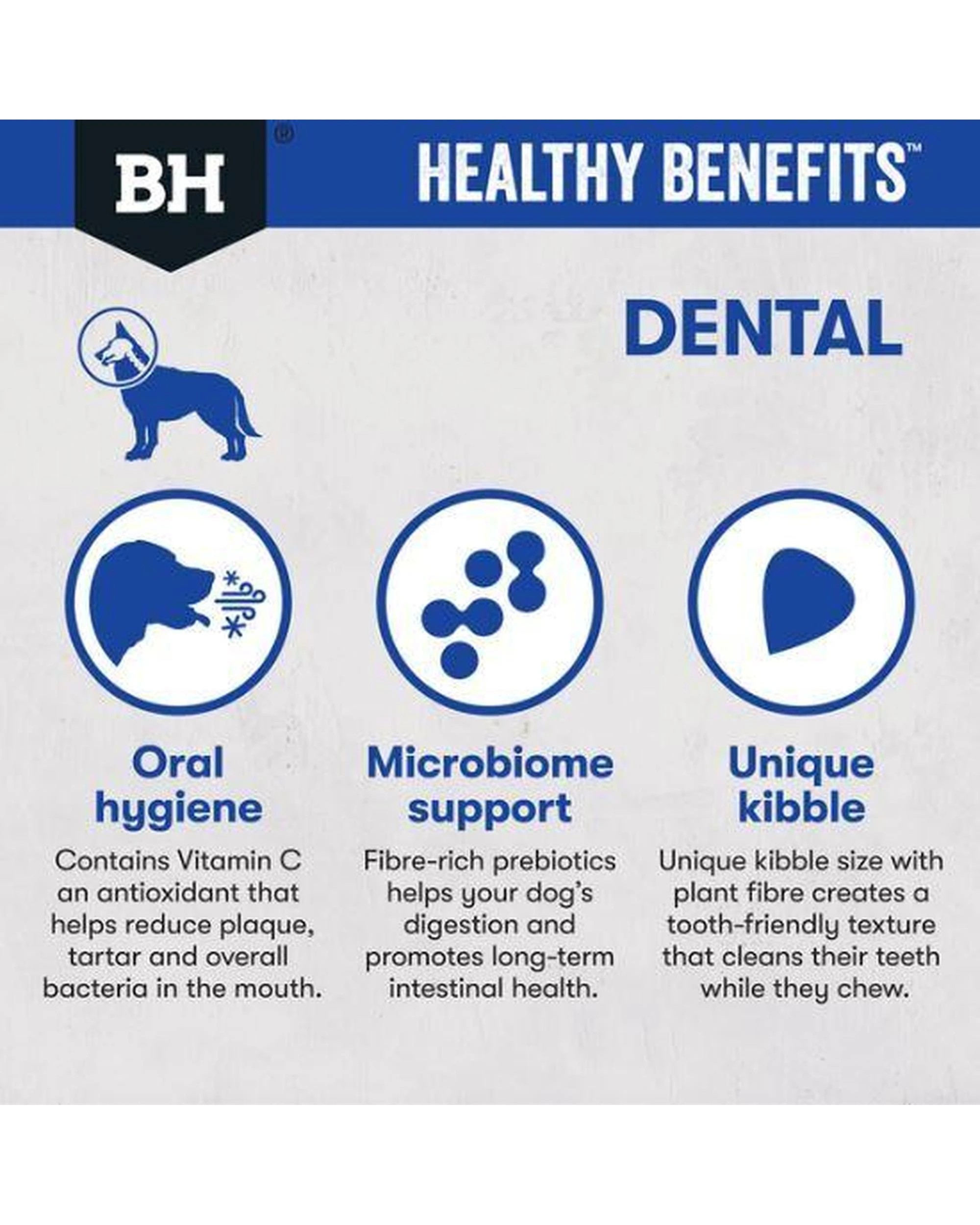 4 Black Hawk Healthy Benefits Dental Adult Dog Dry Food - 2kg, 4 of 6