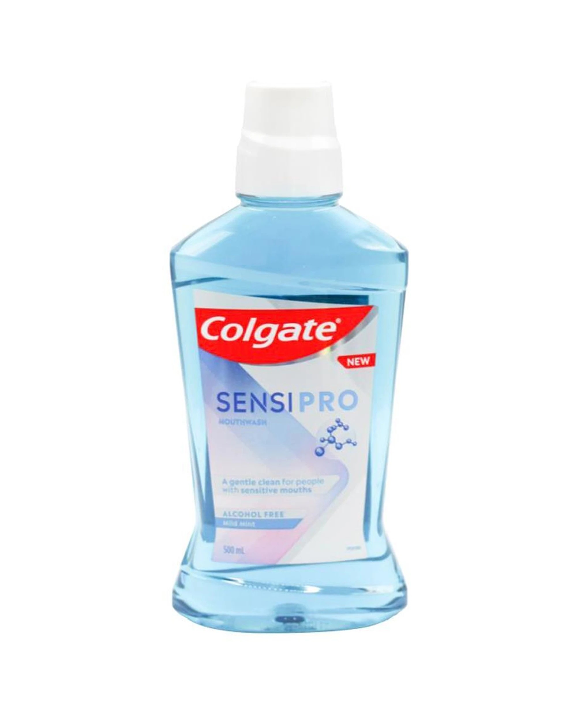 2 Colgate Sensipro 8PK Mouthwash Mild Alcohol Formula 500ml Sensitive Mouths - Blue, 2 of 4