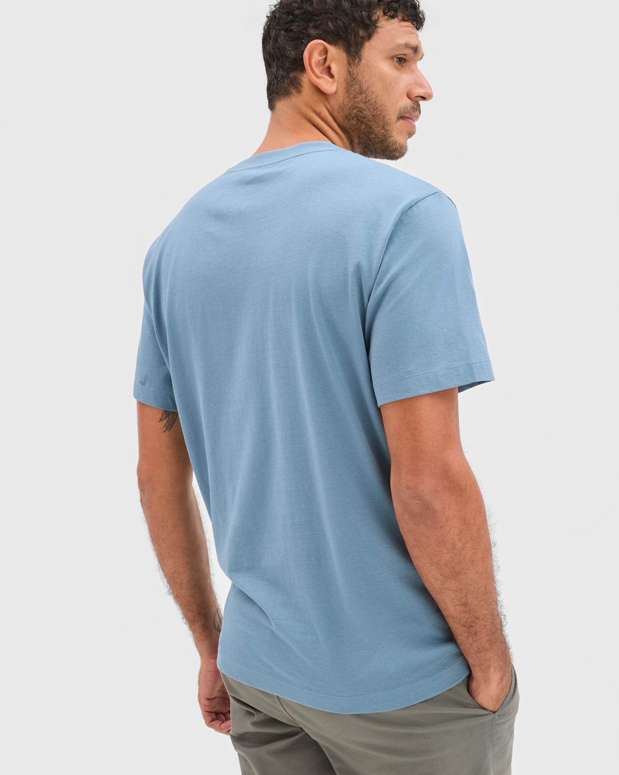 2 Target Man Australian Cotton Print T-Shirt BLUESTONE MOUNTAINS, 2 of 5