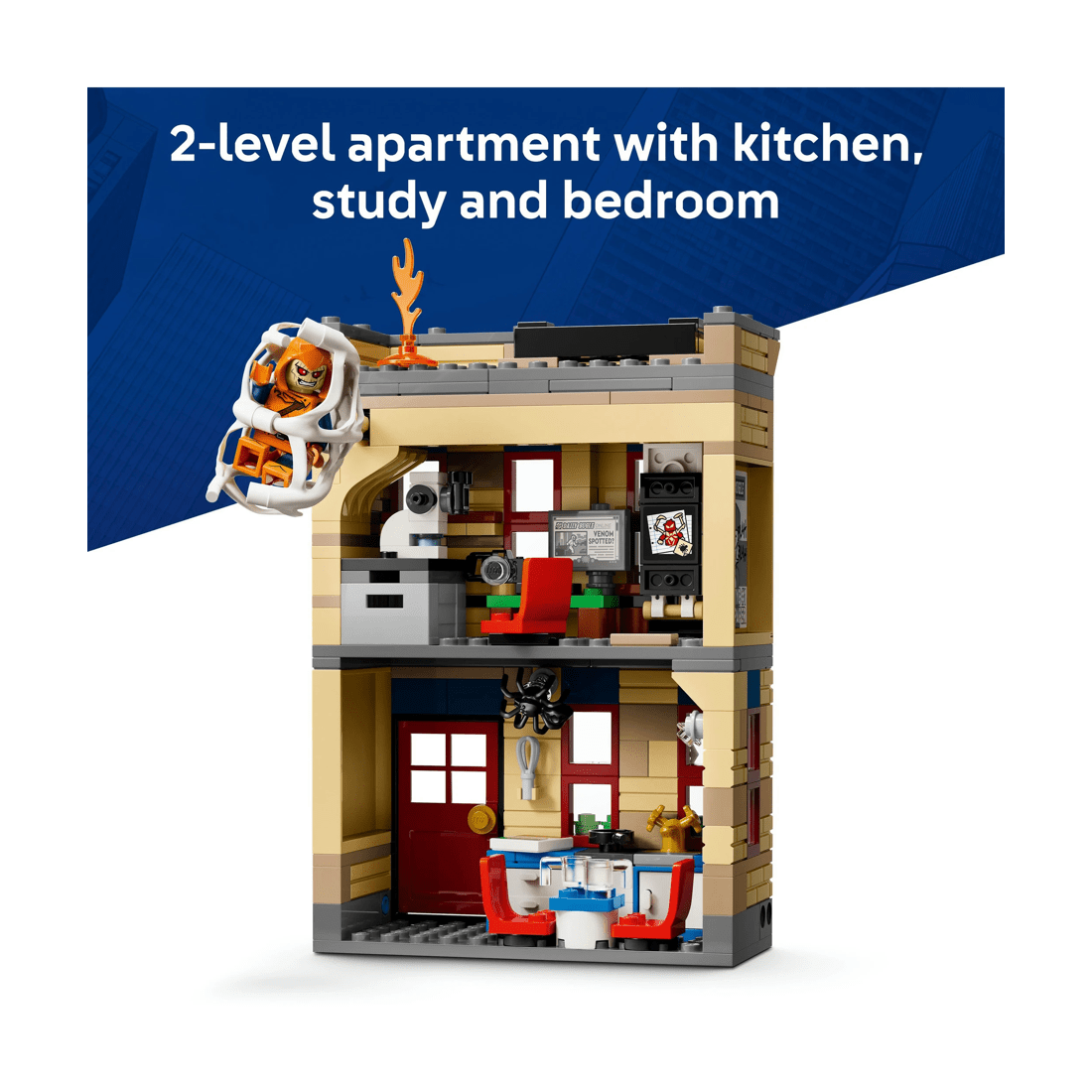 4 LEGO Marvel Super Heroes Peter Parker’s Apartment 76317, 4 of 10