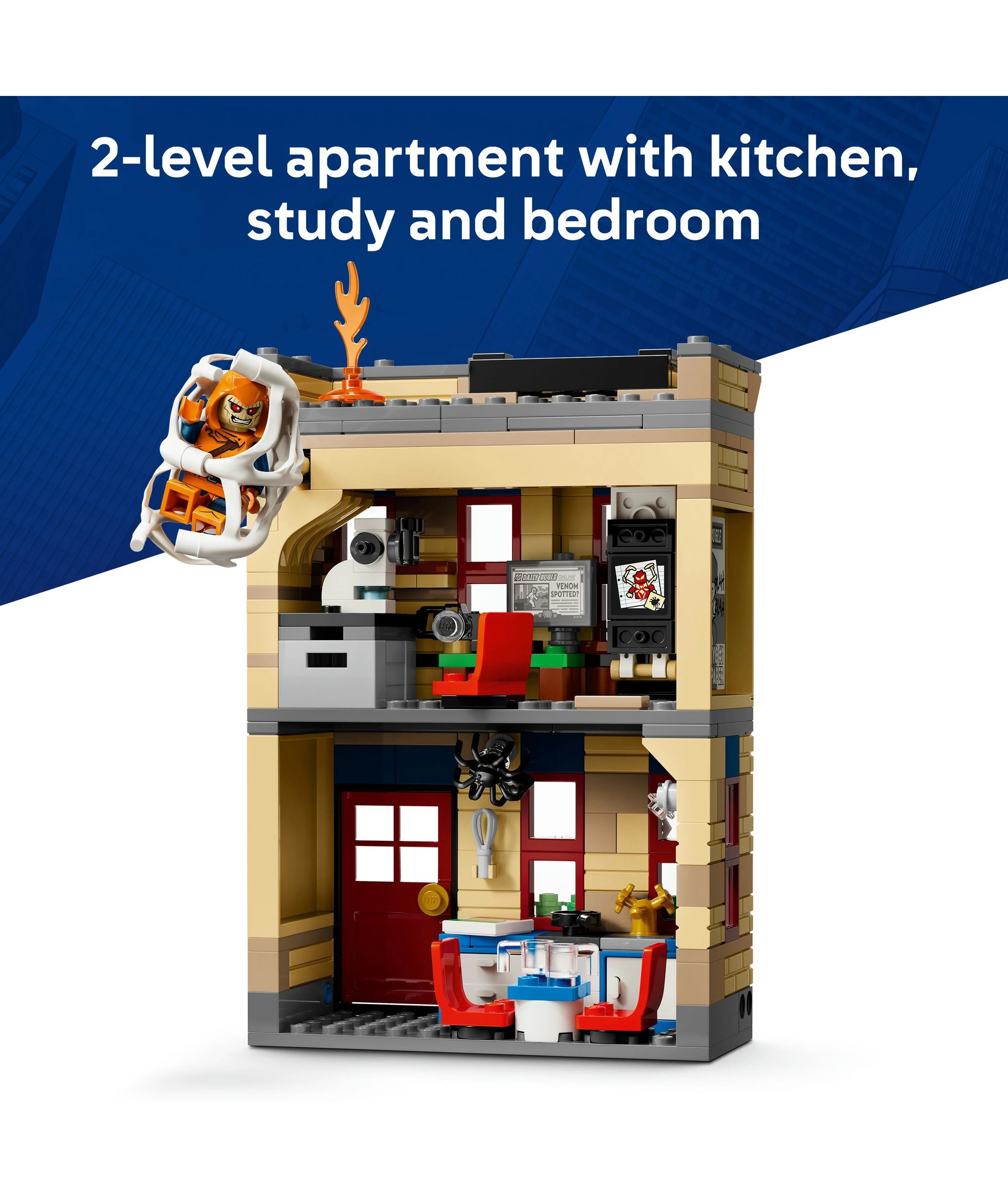 4 LEGO Marvel Super Heroes Peter Parker’s Apartment 76317, 4 of 10