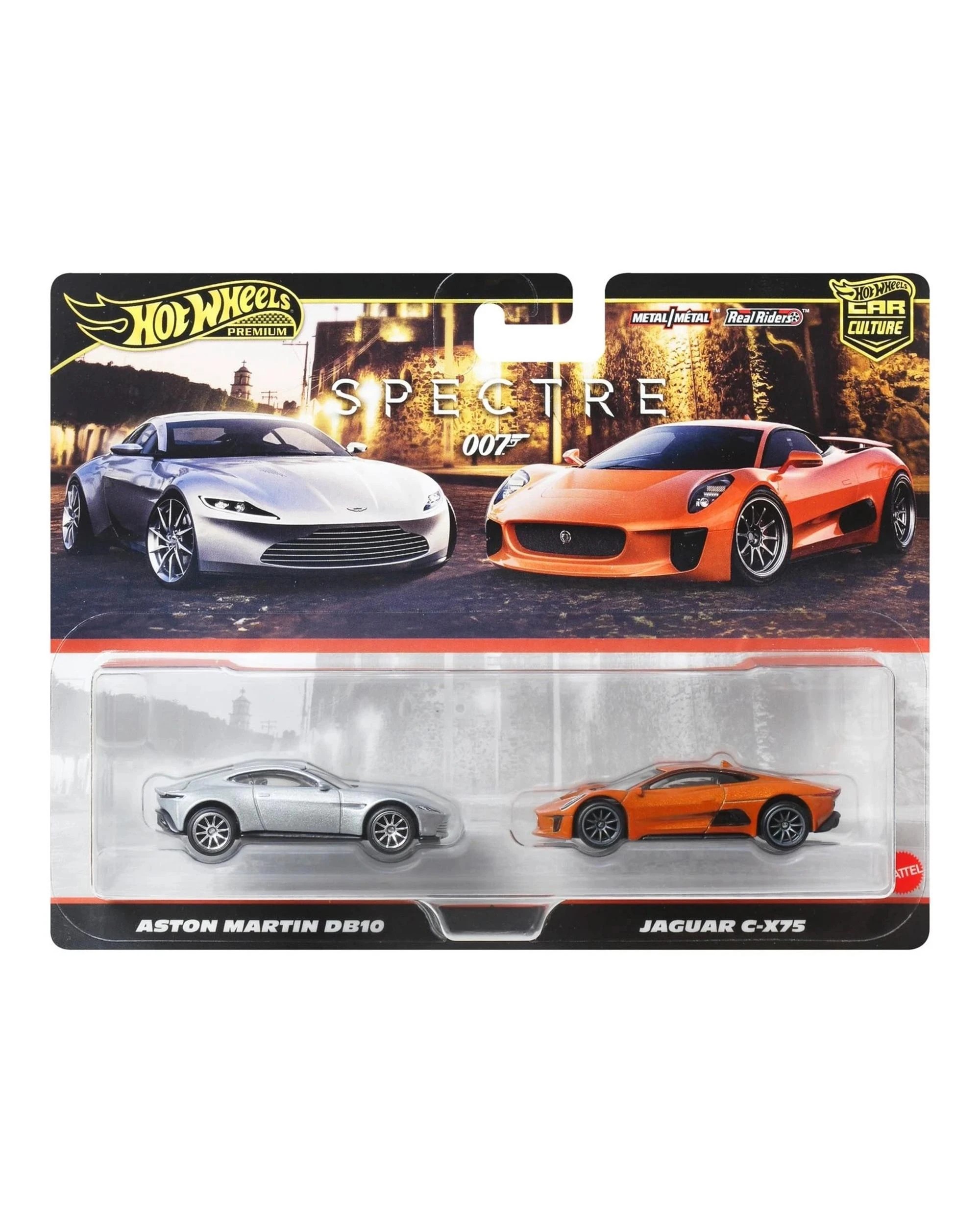 1 Hot Wheels Premium Car Culture 007 Aston Martin DB10 and Jaguar C-X75 Diecast Vehicle - Multi, 1 of 3