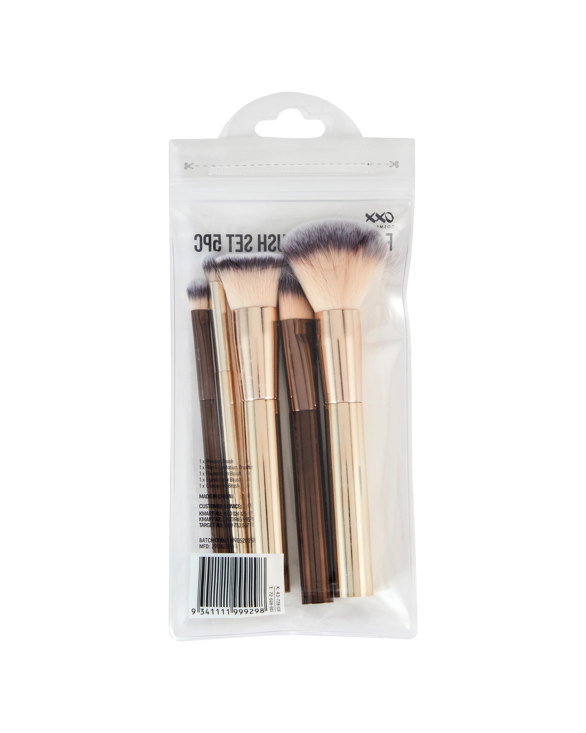 4 OXX Cosmetics 5 Piece Face and Eye Brush Set, 4 of 4