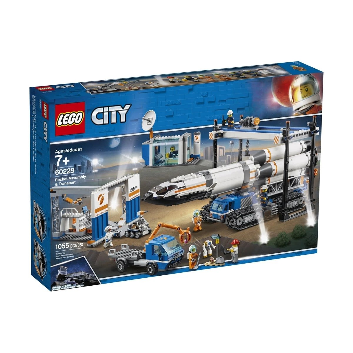 1 LEGO City Space Port Rocket Assembly & Transport 60229, 1 of 6