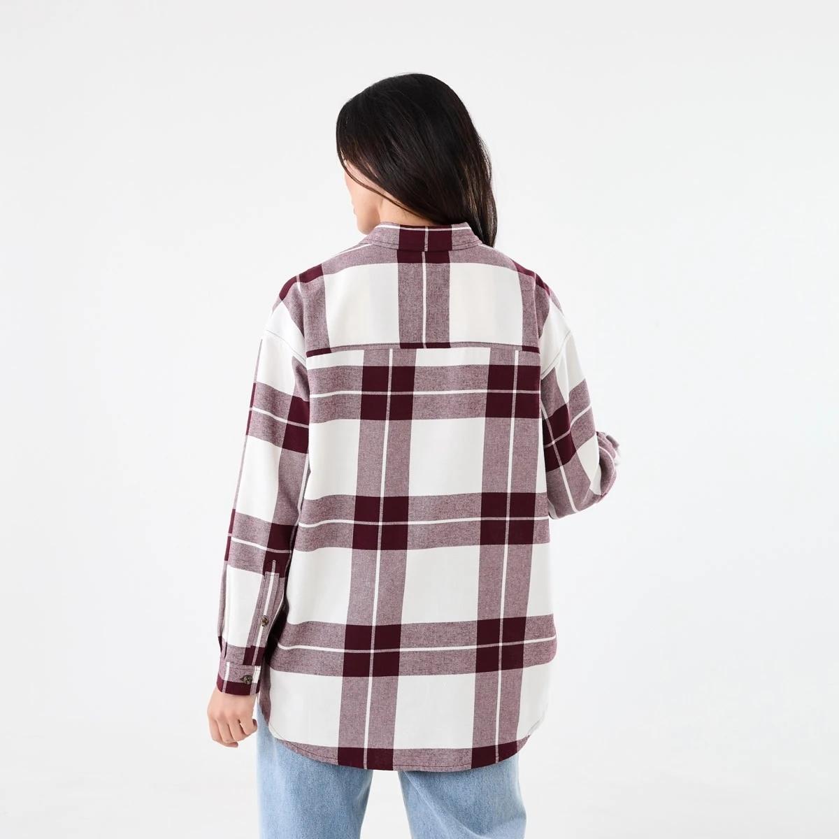 3 Long Sleeve Brushed Check Shirt Abi Check, 3 of 7