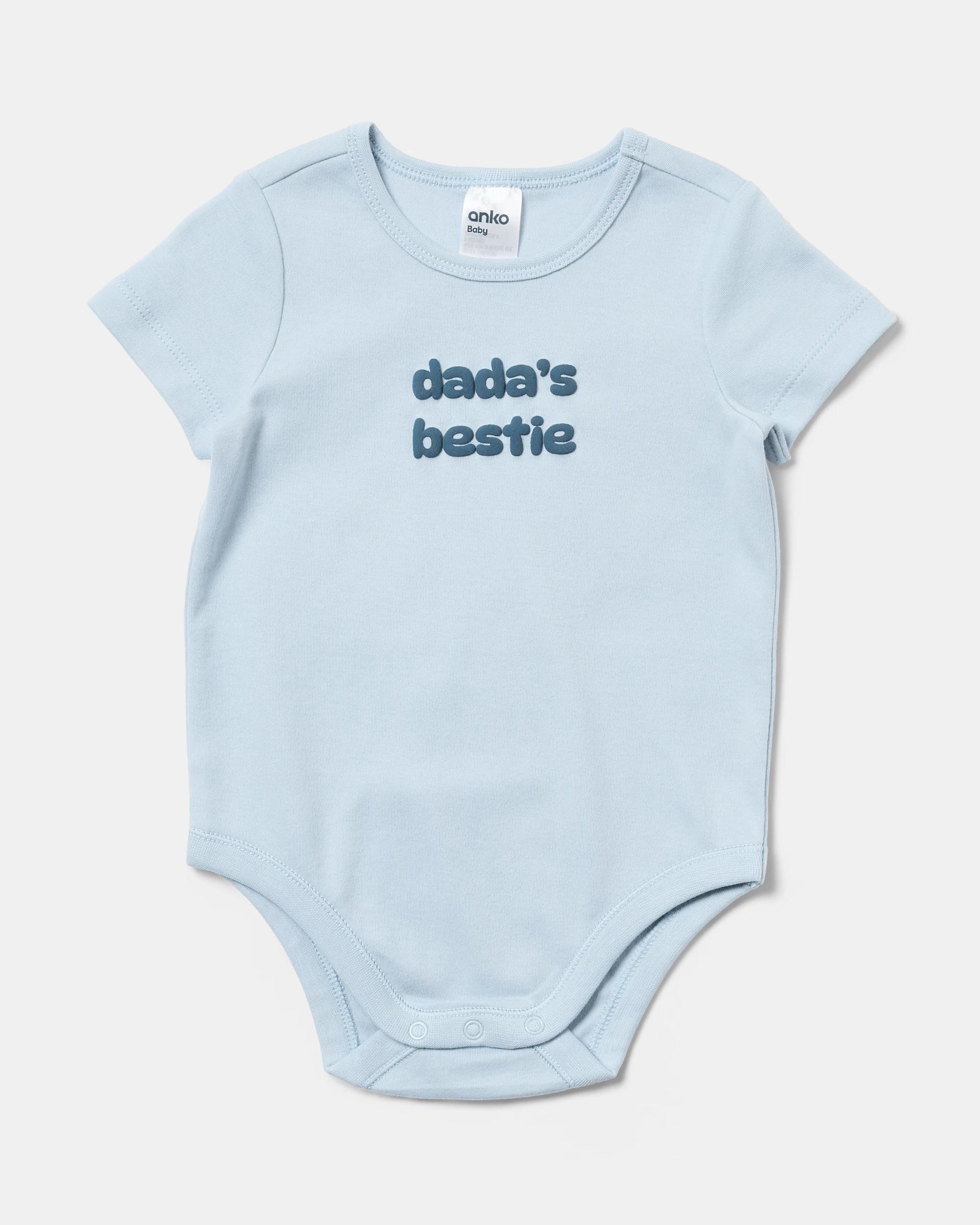 1 Short Sleeve Placement Print Bodysuit Bestie, 1 of 3