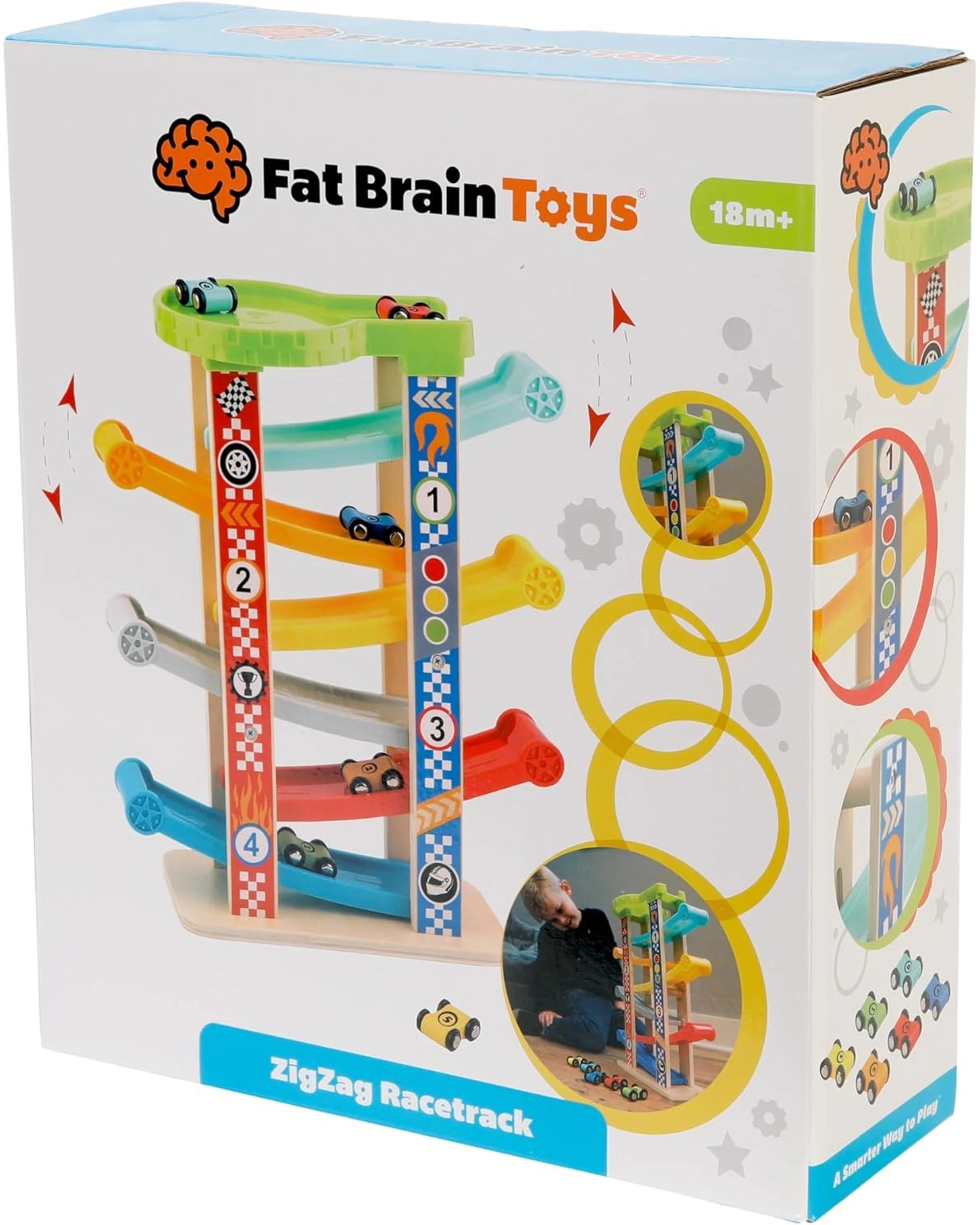 1 ZigZag Racetrack Fat Brain Toys, 1 of 5